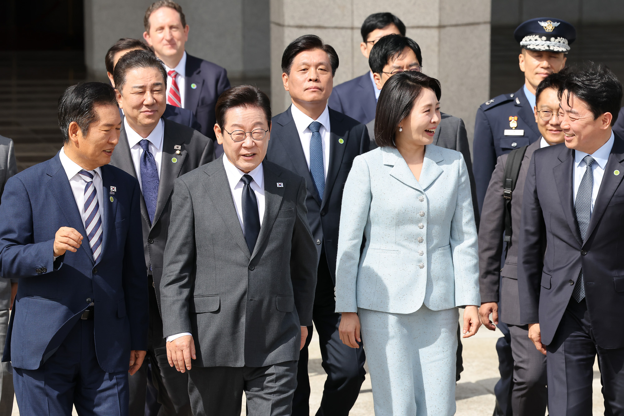 이재명;대통령;유엔총회;출국;이재명;김혜경;성남