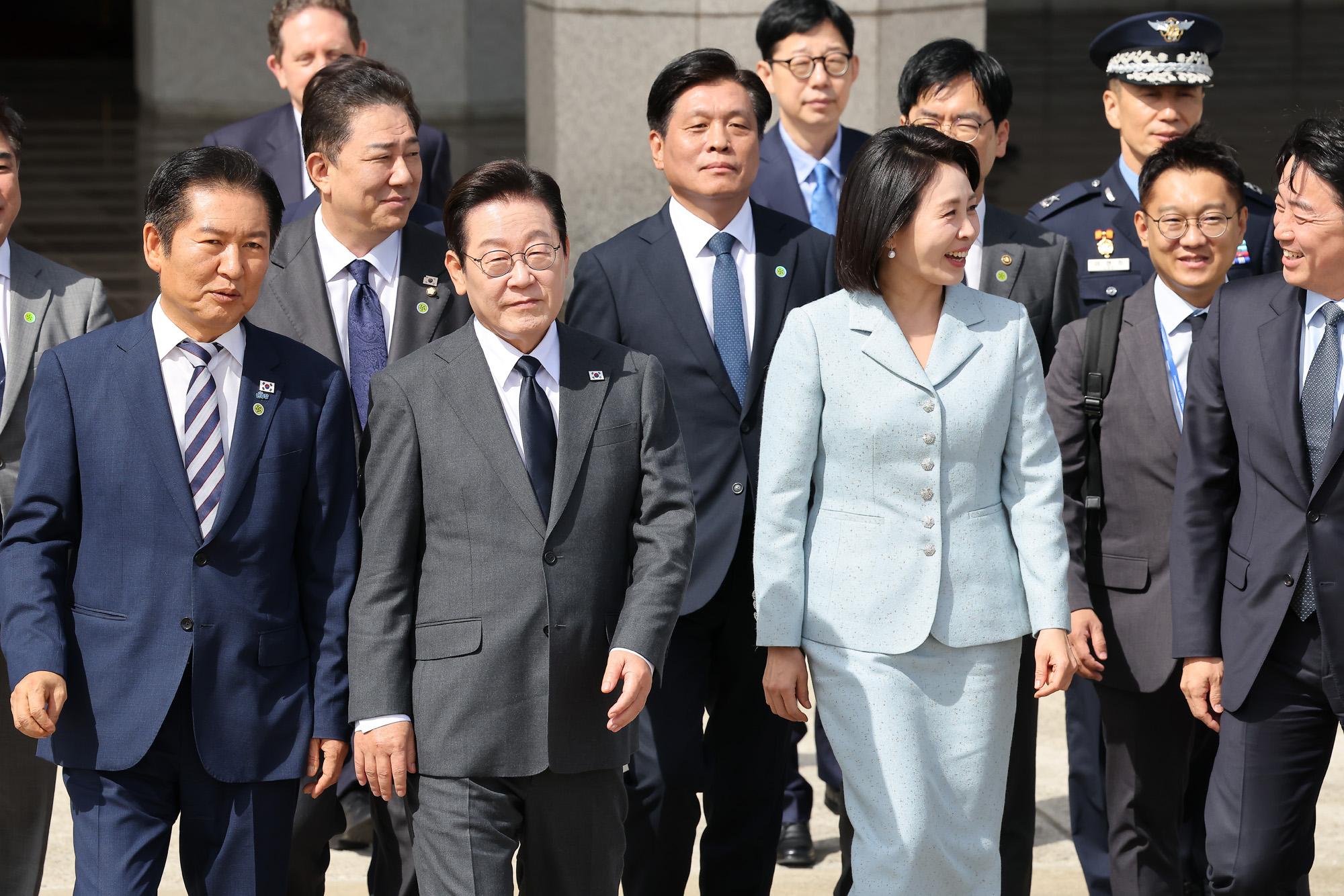 이재명;대통령;유엔총회;출국;이재명;김혜경;성남