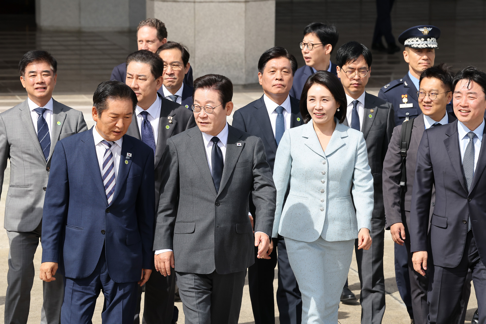 이재명;대통령;유엔총회;출국;이재명;김혜경;성남