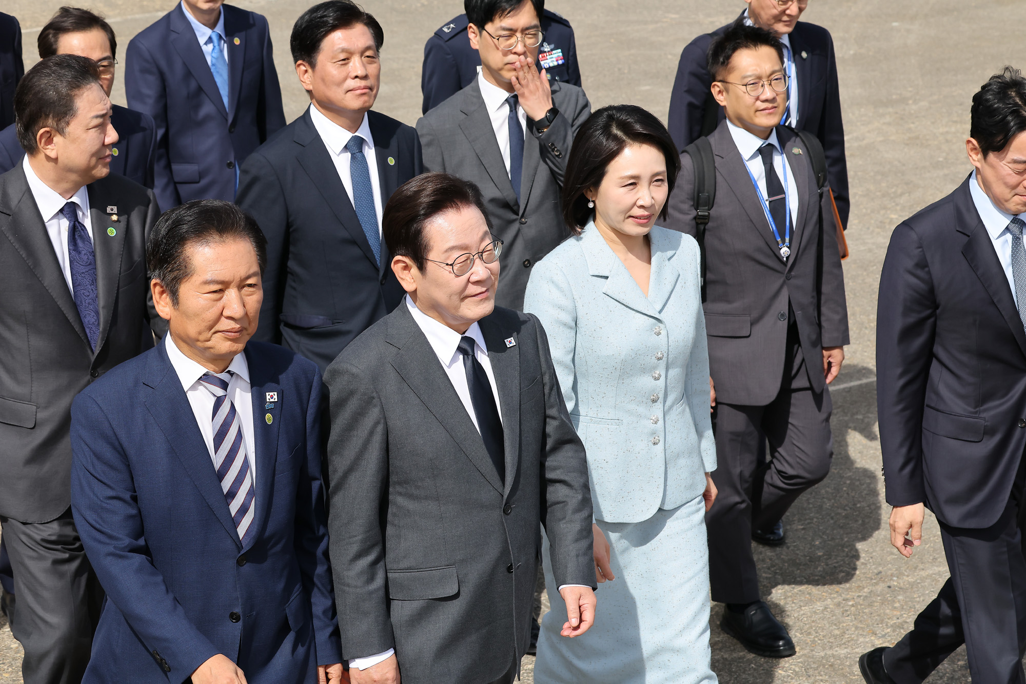 이재명;대통령;유엔총회;출국;이재명;김혜경;성남