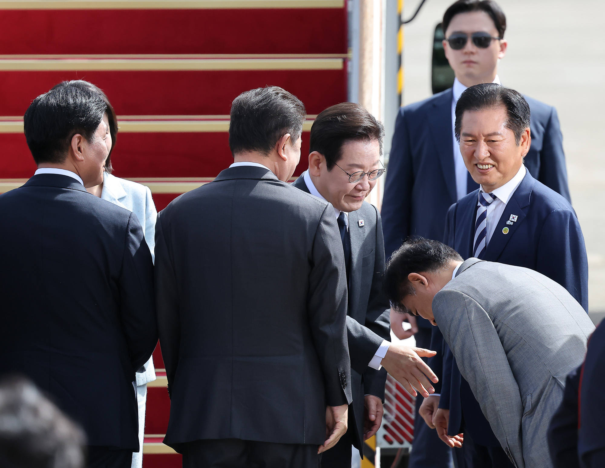 이재명;대통령;유엔총회;출국;이재명;김혜경;성남