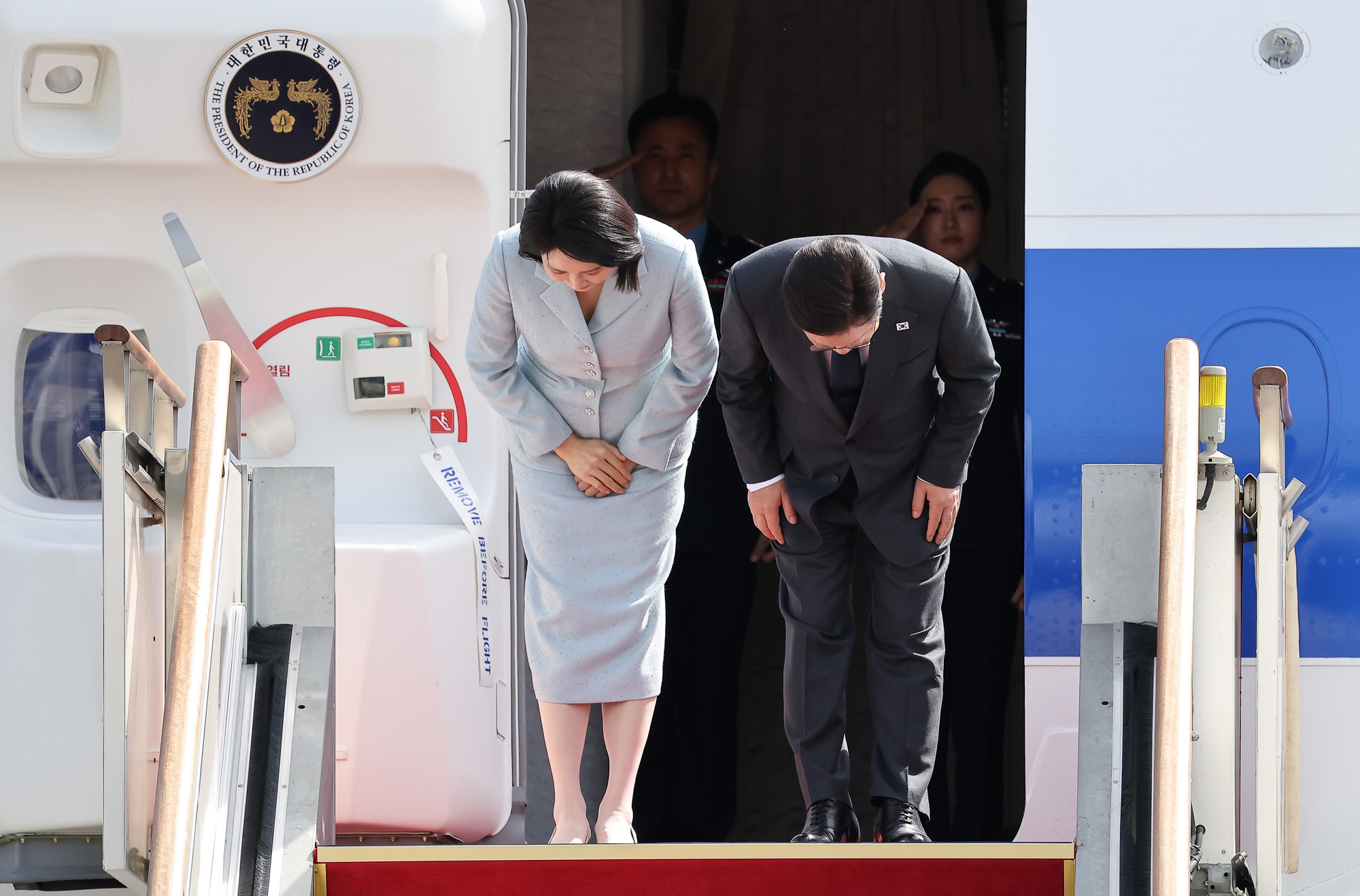 이재명;대통령;유엔총회;출국;이재명;김혜경;성남