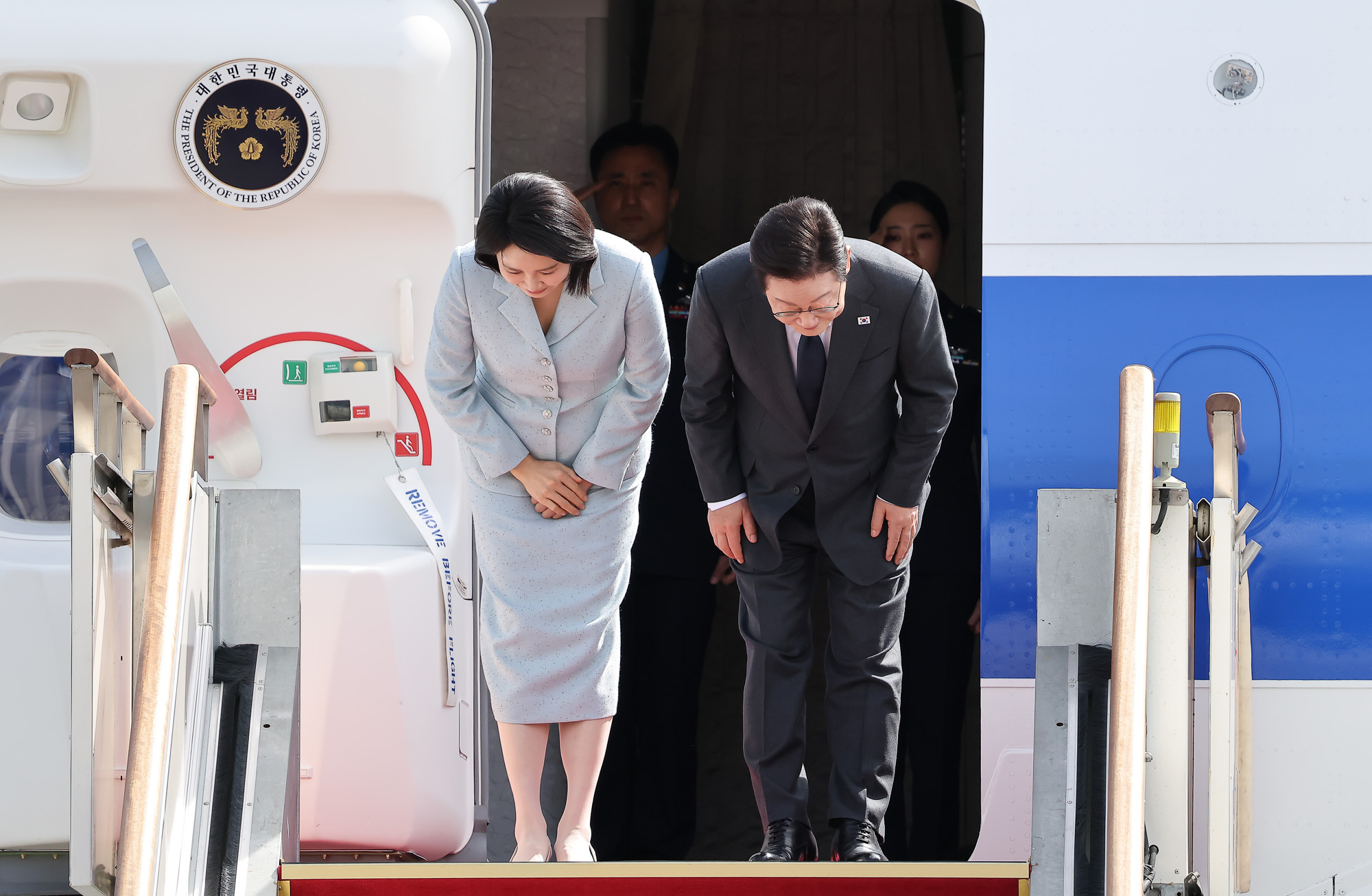 이재명;대통령;유엔총회;출국;이재명;김혜경;성남