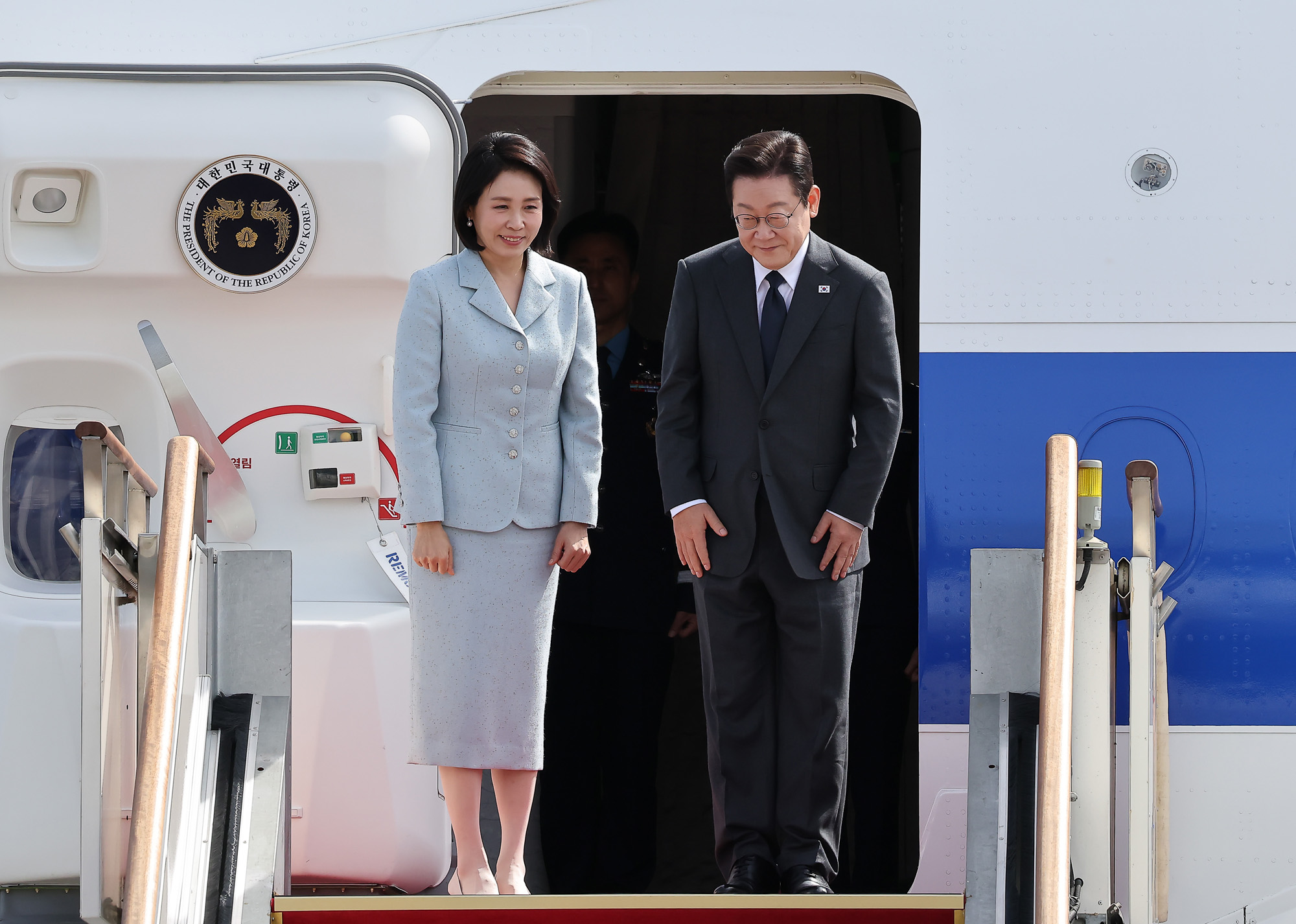 이재명;대통령;유엔총회;출국;이재명;김혜경;성남
