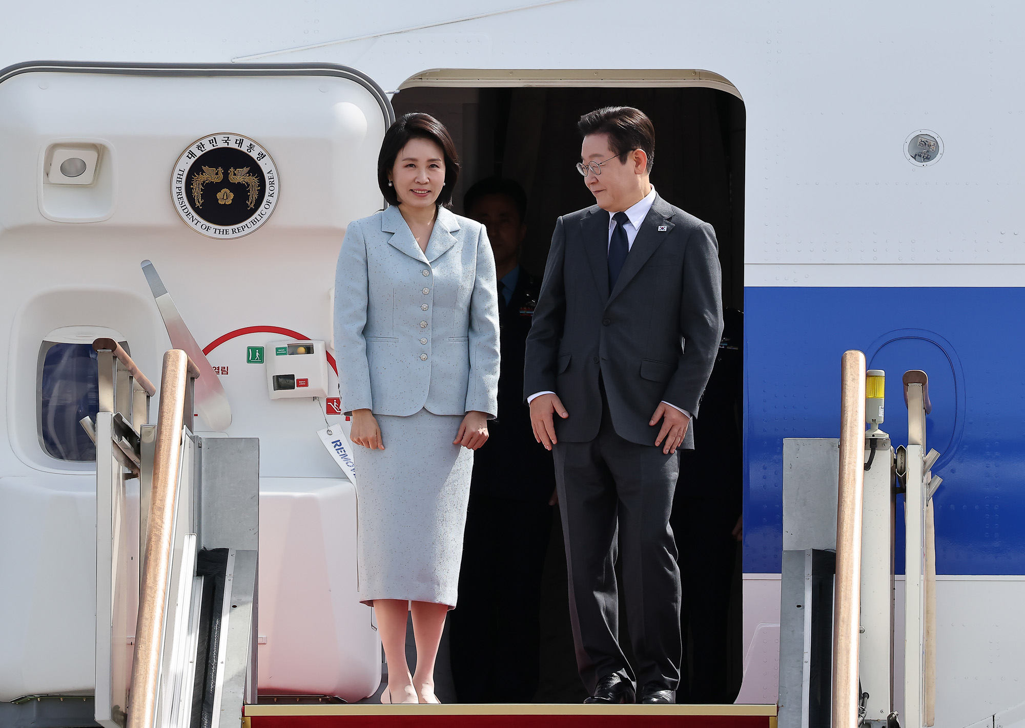 이재명;대통령;유엔총회;출국;이재명;김혜경;성남