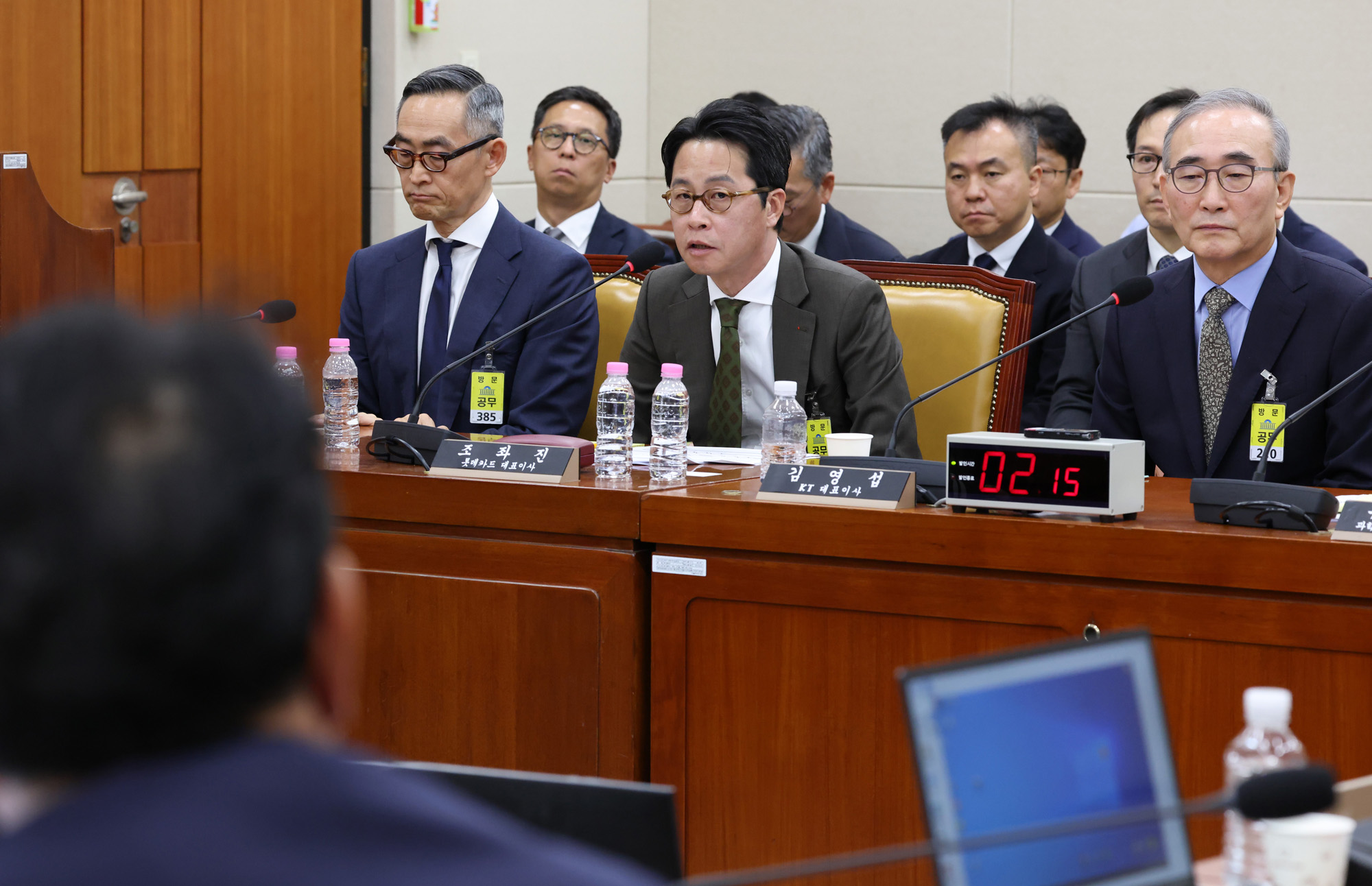 정치;국회;과학기술정보방송통신위원회;대규모해킹사고(통신·금융)청문회;조좌진 롯데카드대표