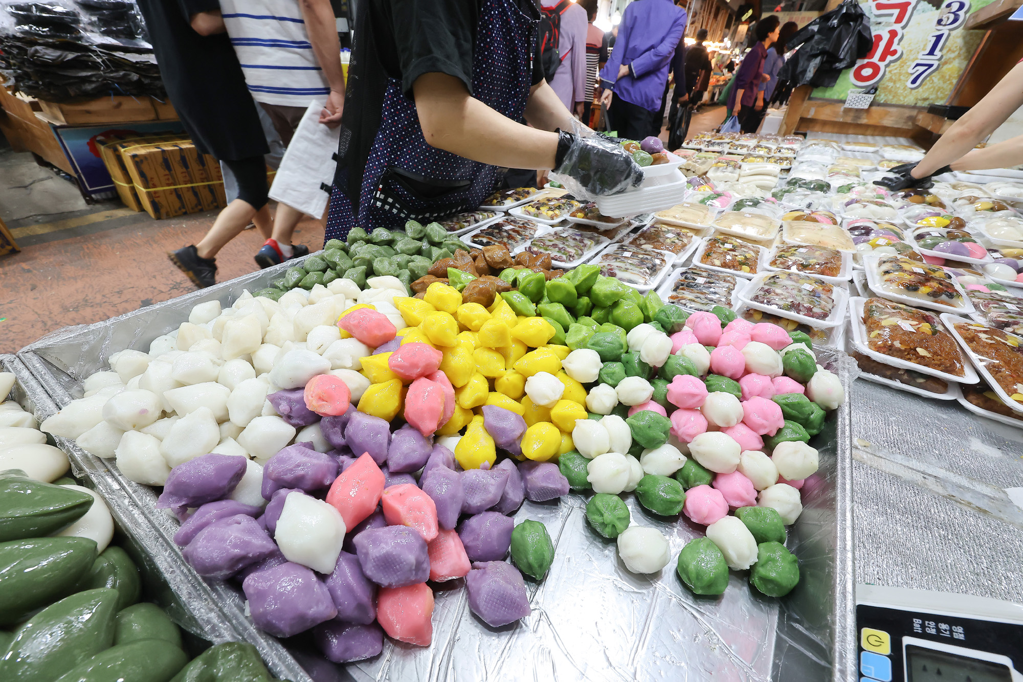 재래시장;떡집;추석;떡방;송편;시장;못골;못골시장