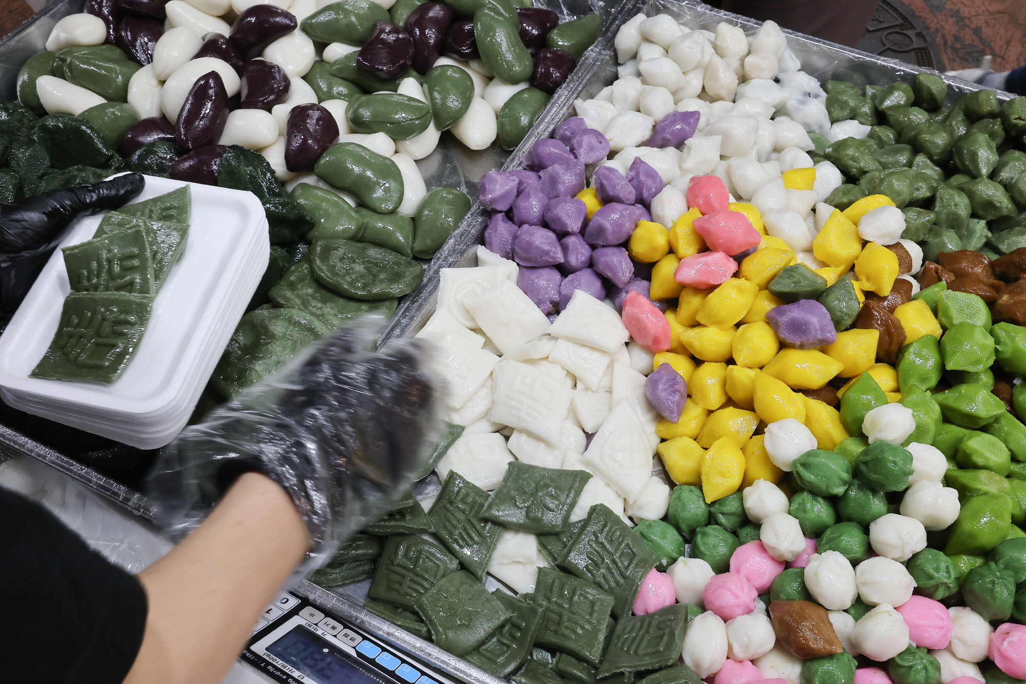 재래시장;떡집;추석;떡방;송편;시장;못골;못골시장