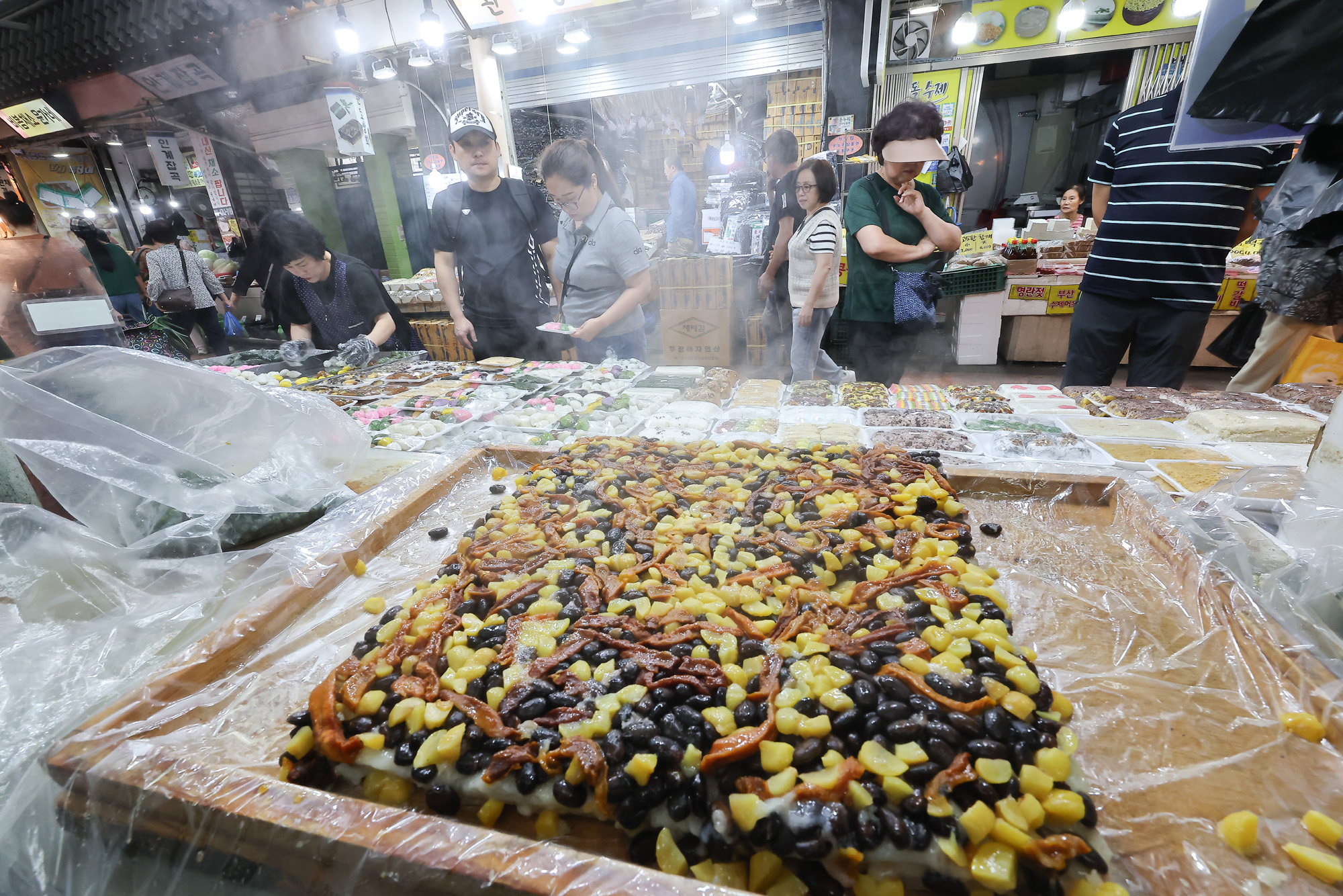 재래시장;떡집;추석;떡방;송편;시장;못골;못골시장