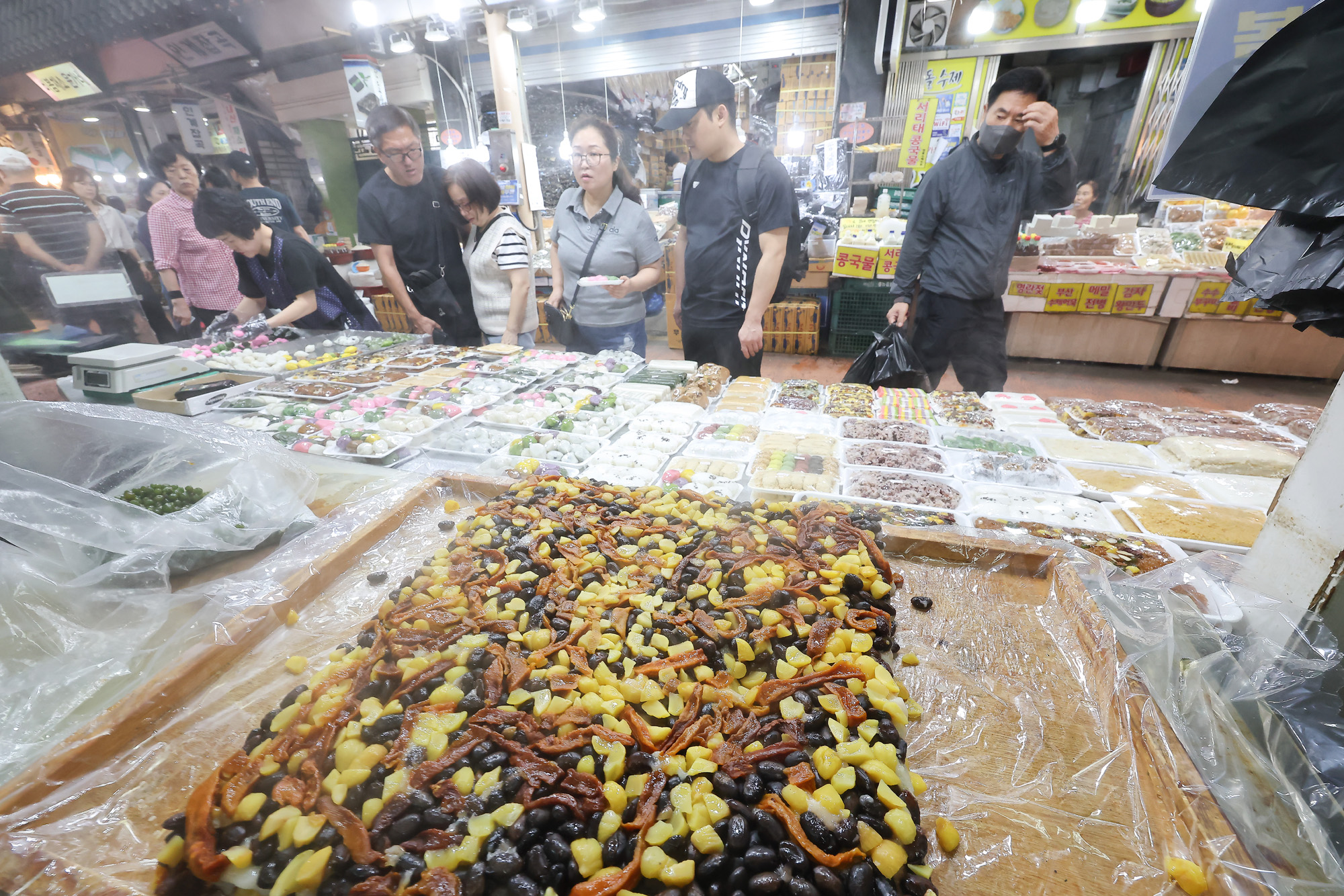 재래시장;떡집;추석;떡방;송편;시장;못골;못골시장