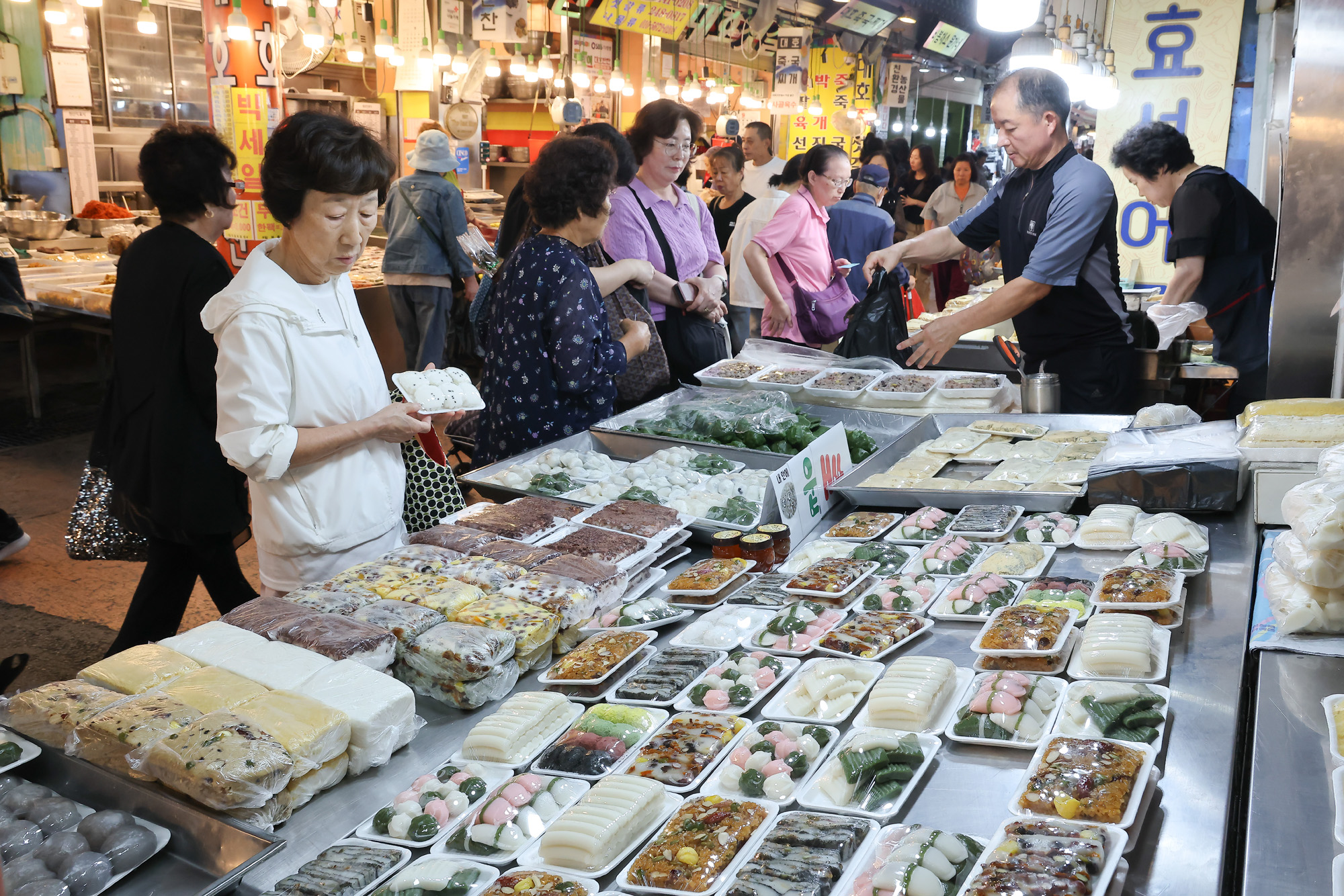 재래시장;떡집;추석;떡방;송편;시장;못골;못골시장