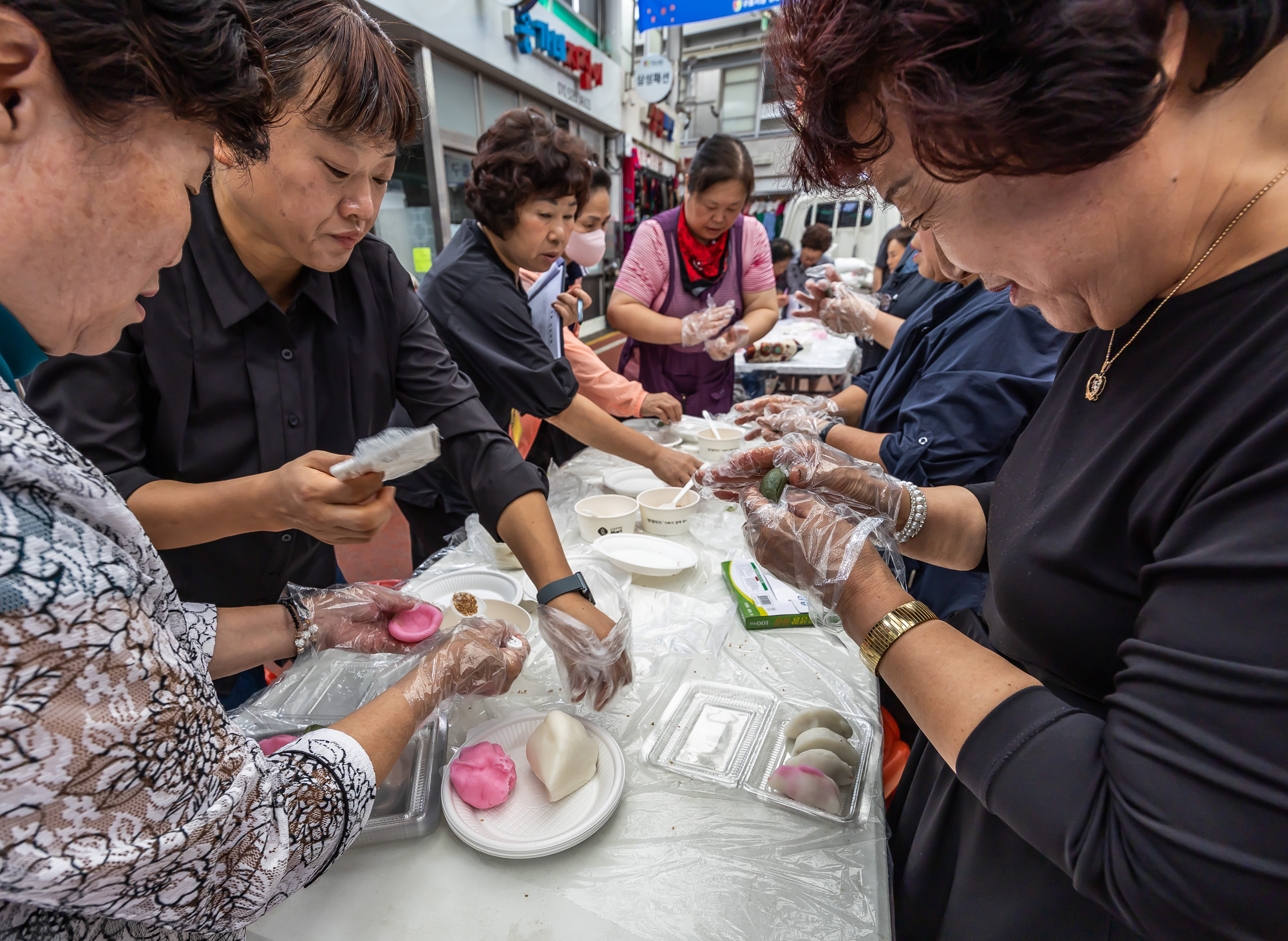 사회;명절;추석;한가위;한가위송편만들기;추석송편만들기체험;구로전통시장;구로시장추석송편만들기체험