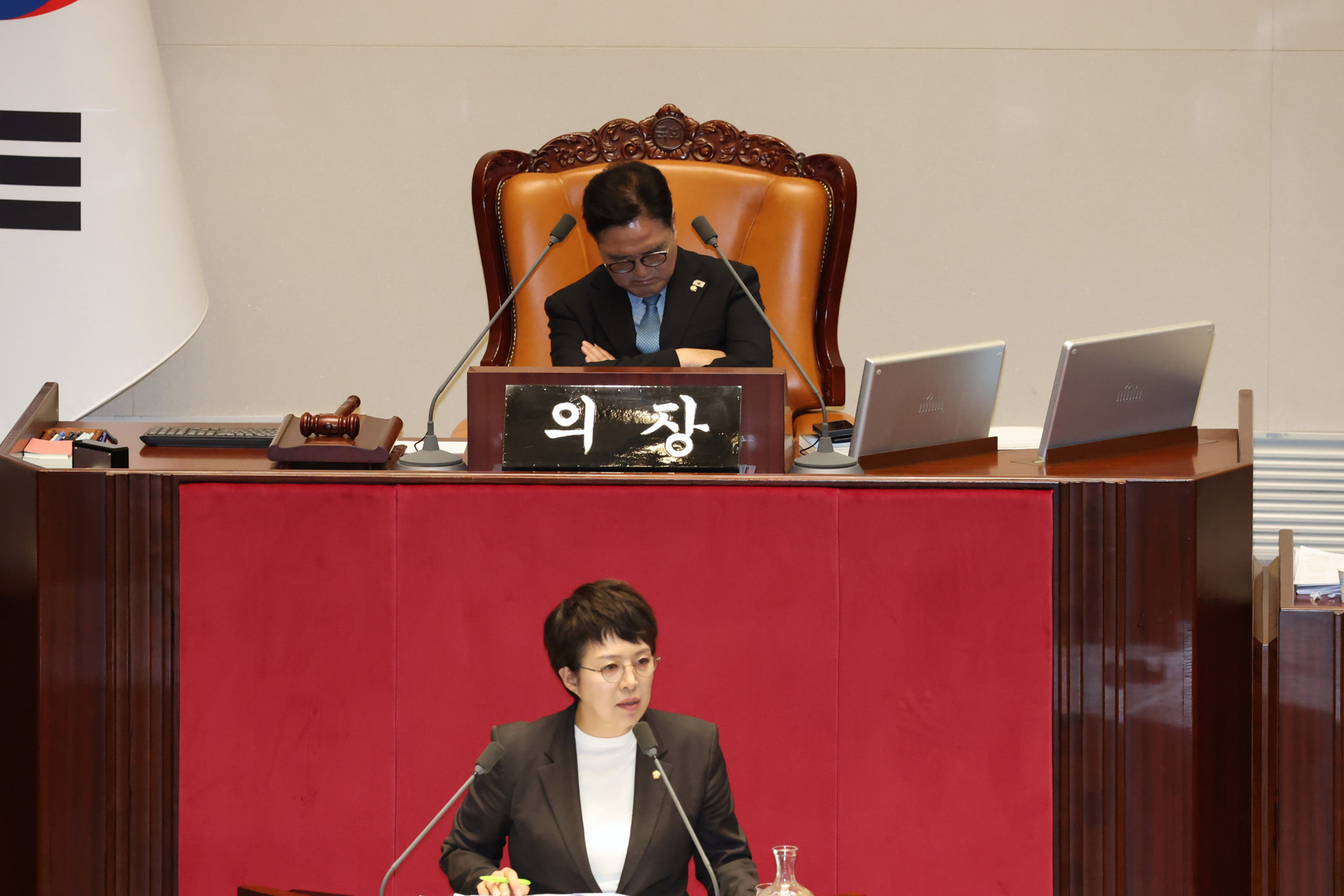 정치;국회;본회의;무제한토론;필리버스터;김은혜;우원식 국회의장