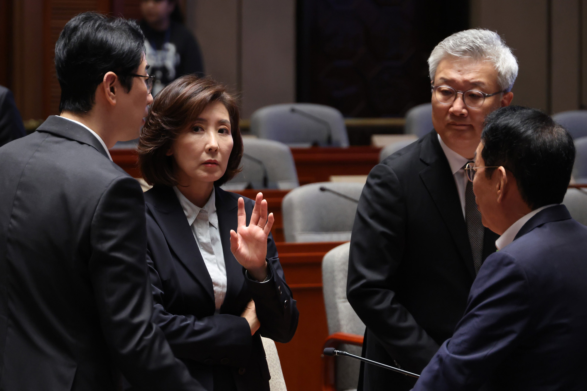 정치;국회;국민의힘 의원총회;나경원