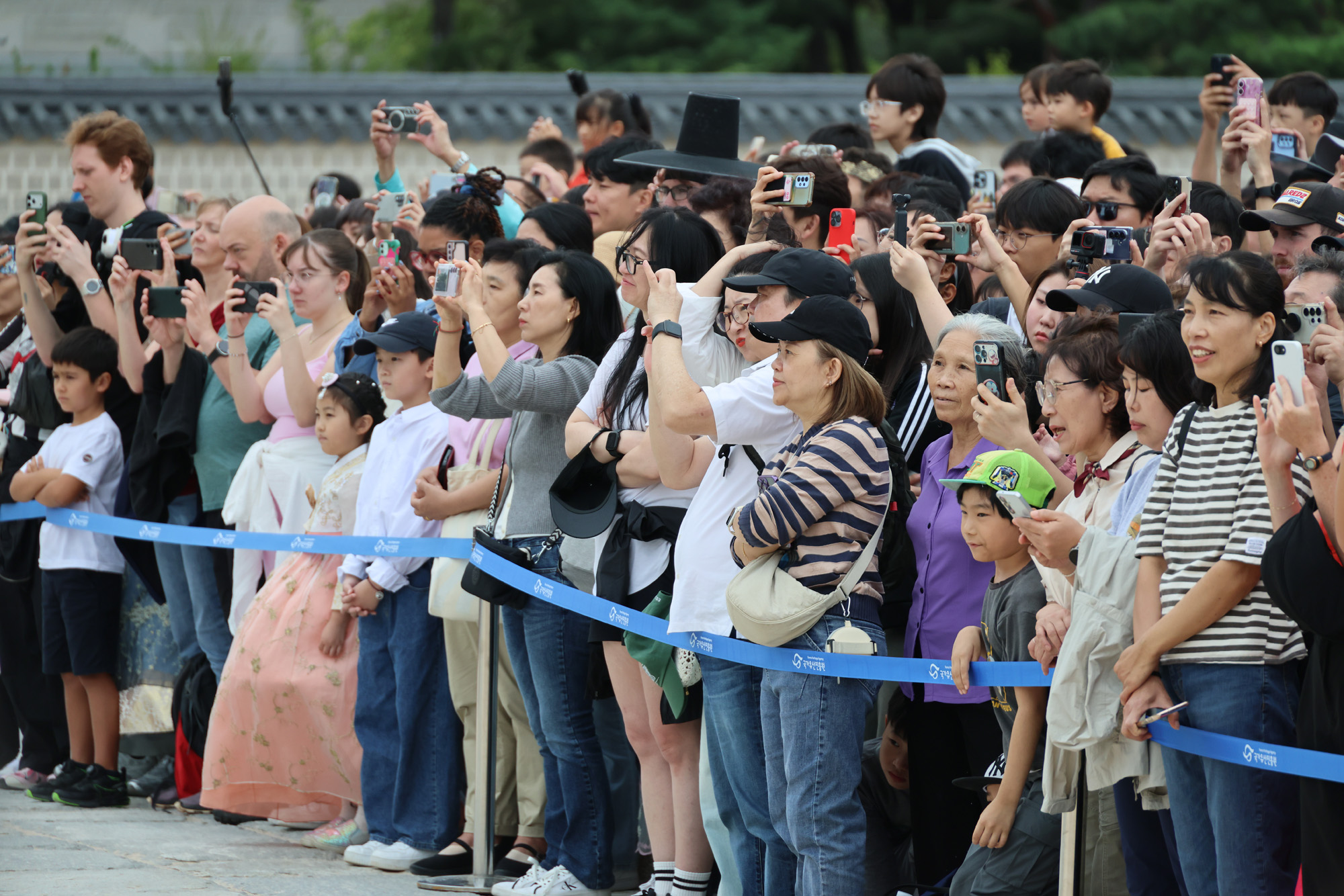사회;추석연휴;경복궁;수문장교대식;경복궁관광객