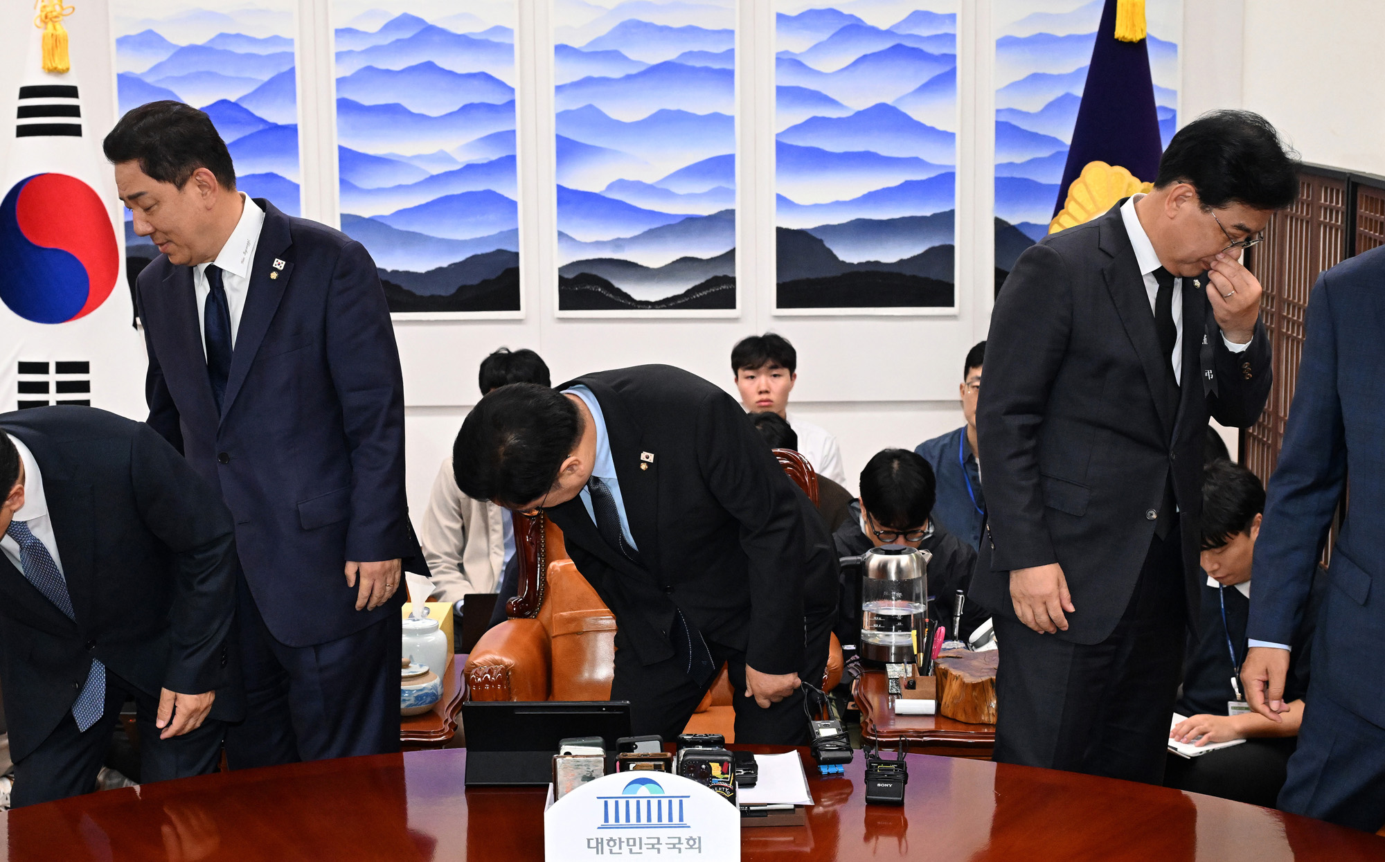 정치;국회;우원식;김병기;송언석;국회의장여야원내대표회동