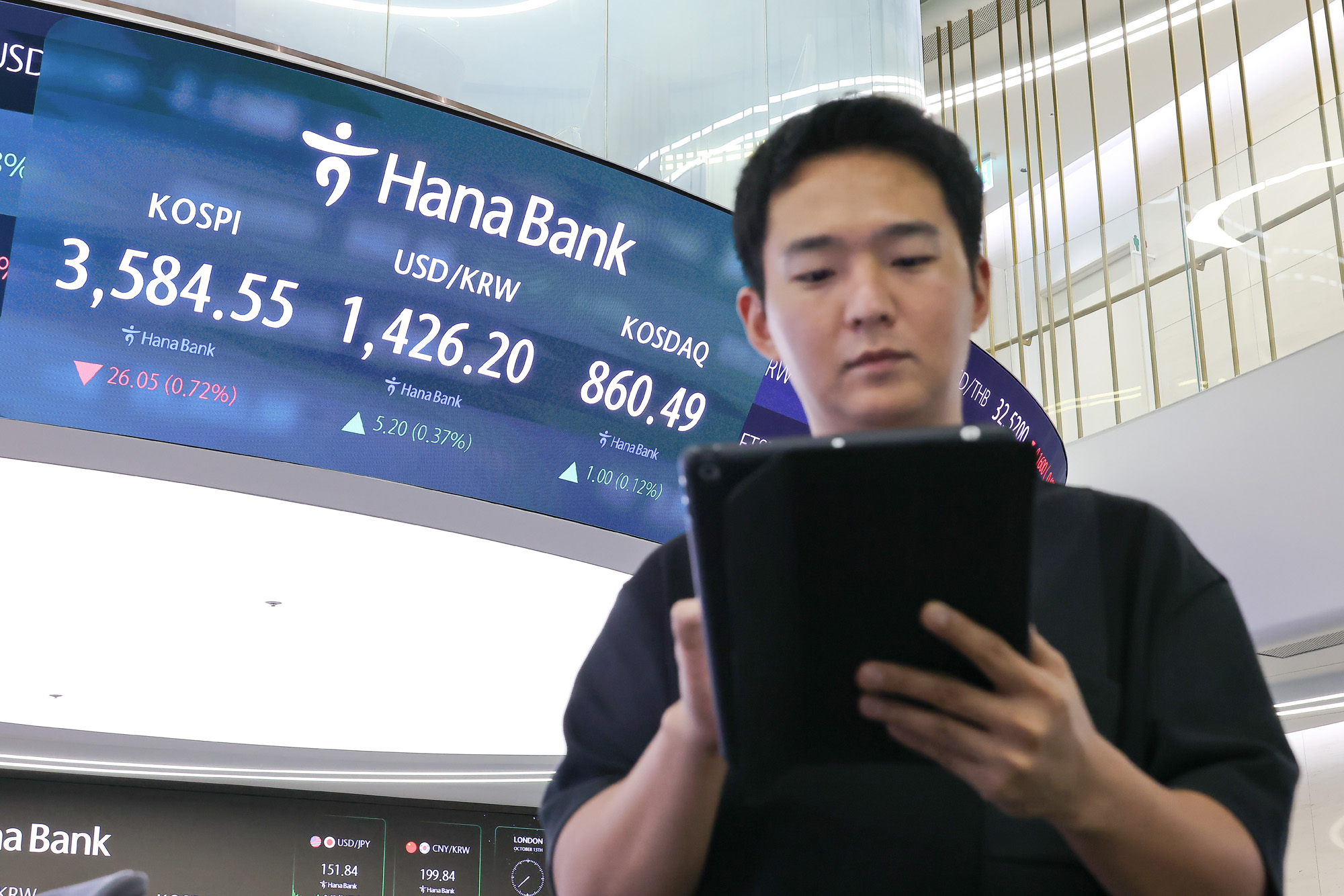 하나은행;딜링룸;코스피 코스닥;환율;주식;주가
