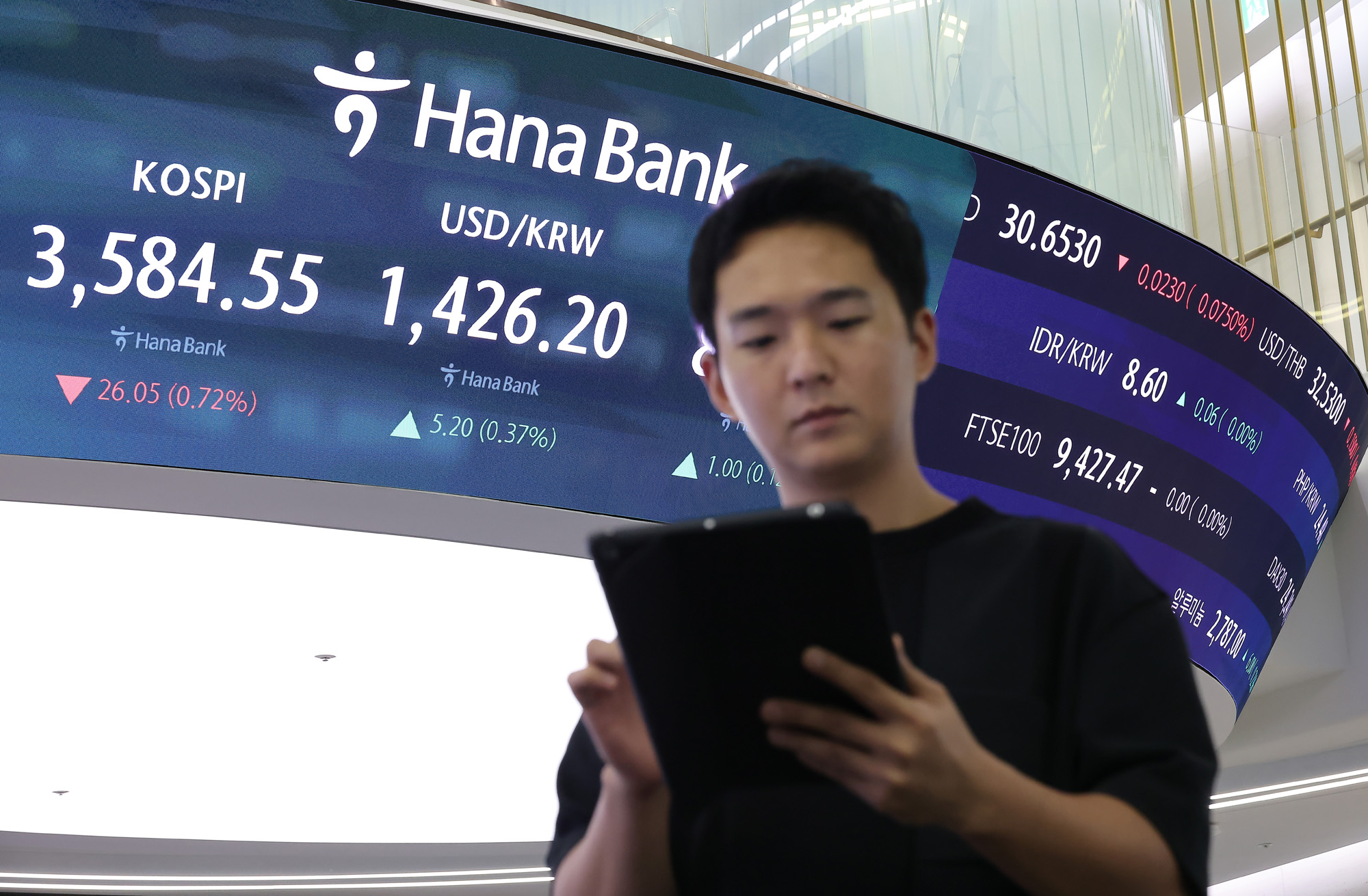 하나은행;딜링룸;코스피 코스닥;환율;주식;주가