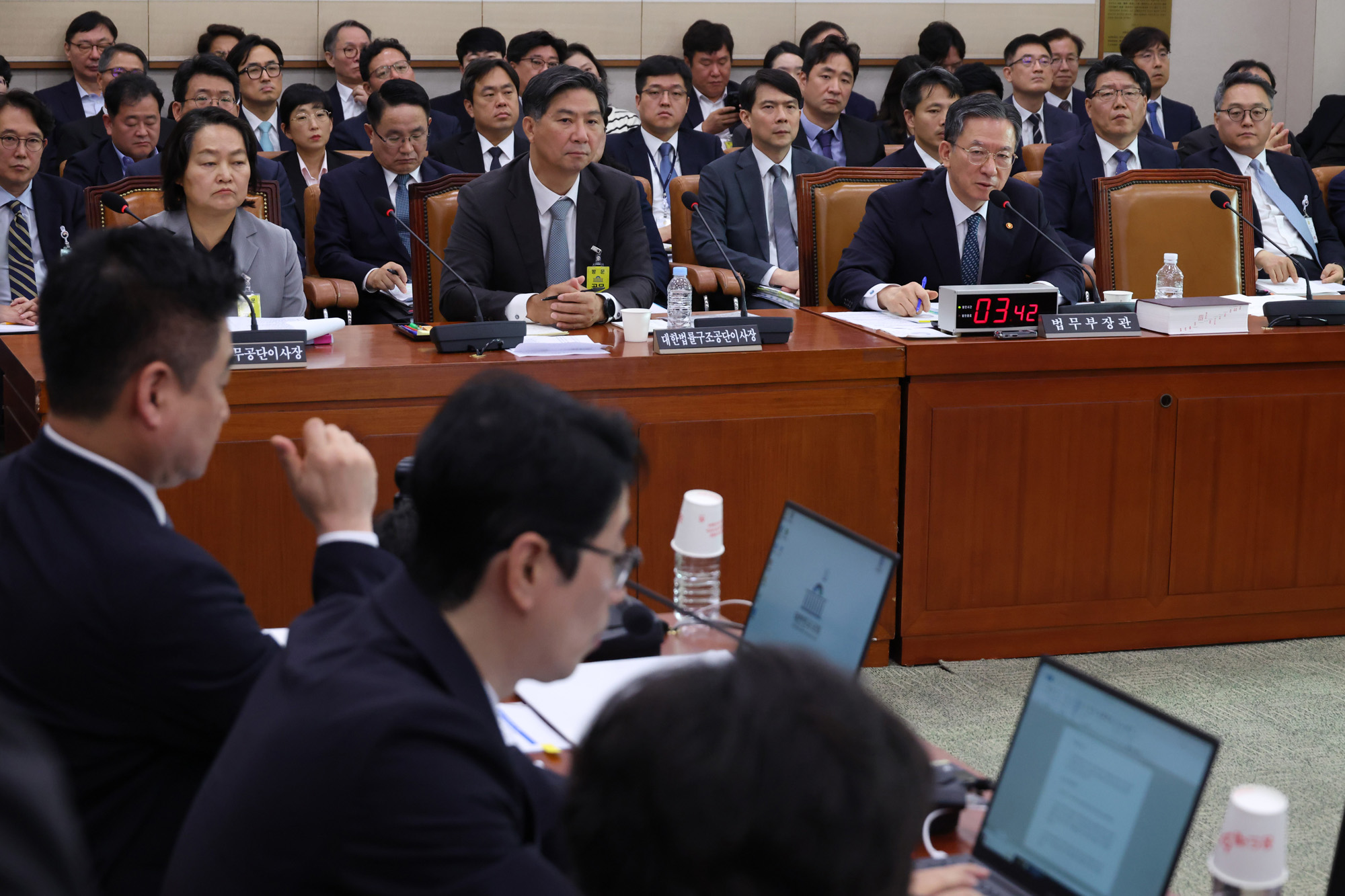 정치;국회;국정감사;국감;법제사법위원회;법무부;정성호 법무부장관