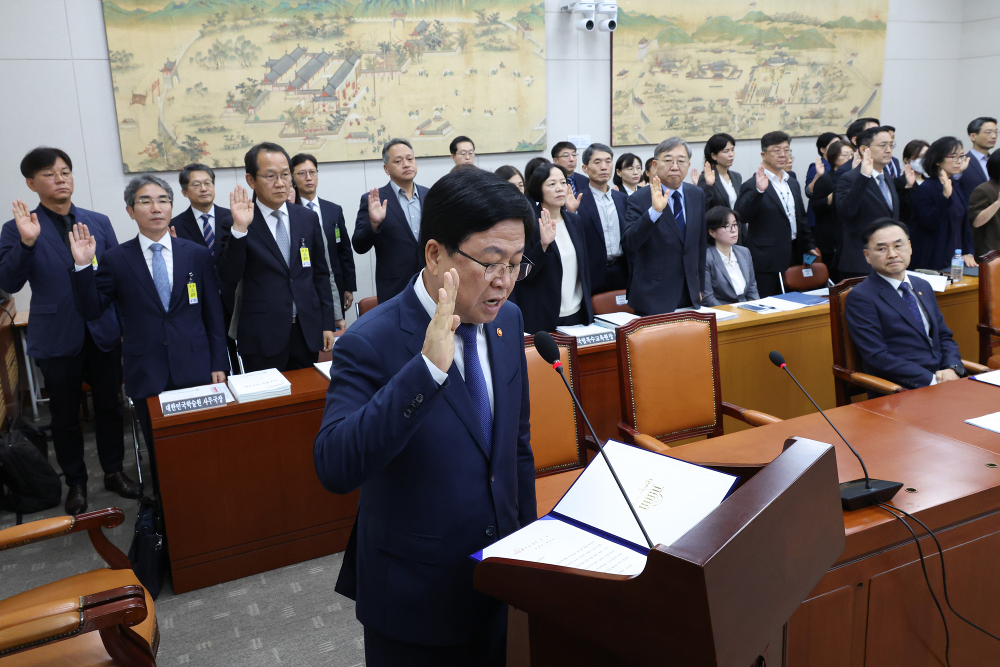 정치;국회;국정감사;국감;교육위원회;고육부;최교진 교육부장관