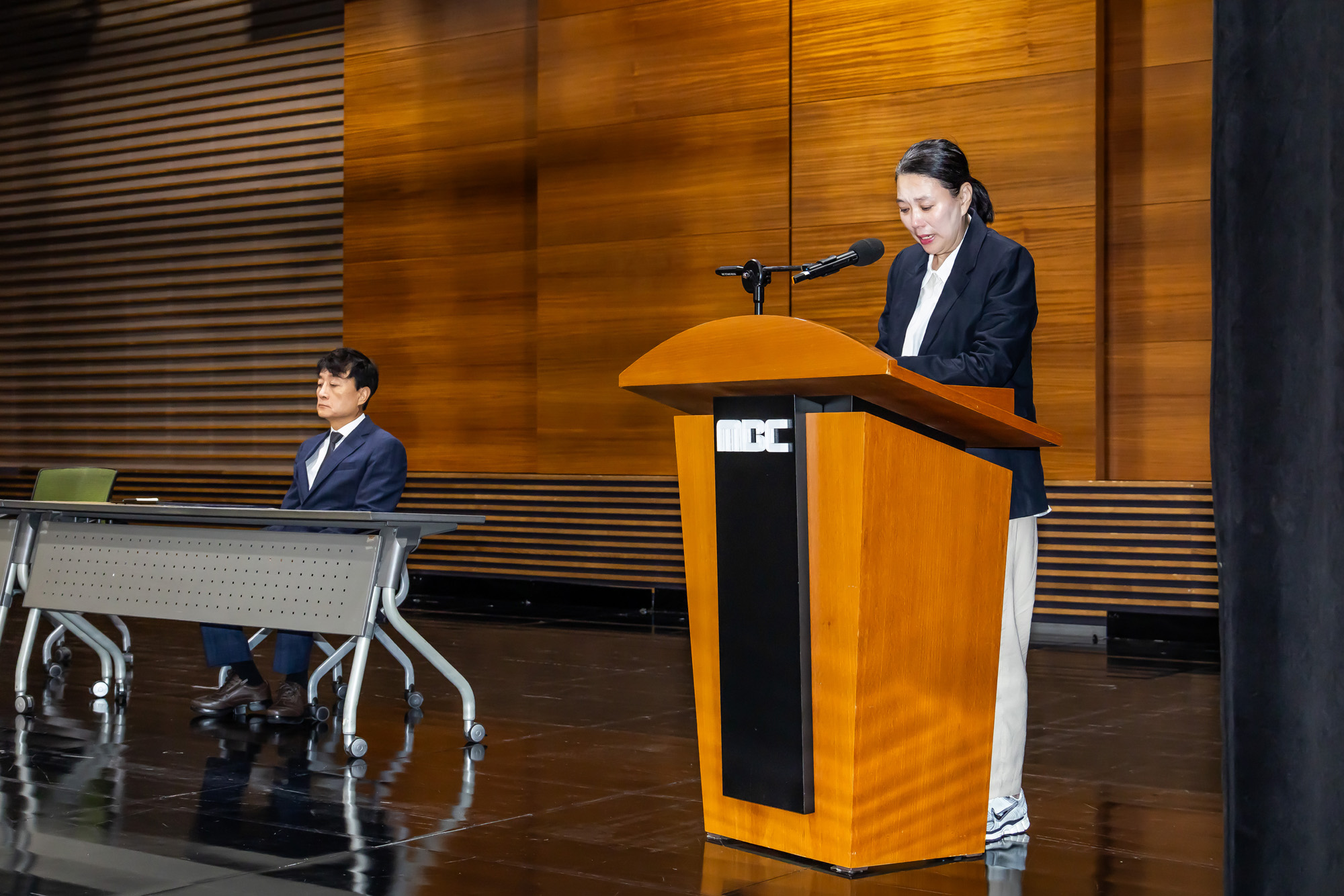 사회;사건사고;직장내괴롭힘;MBC;MBC직장내괴롭힘;오요안나;고오요안나유족;MBC오요안나유족기자회견;장연미;안형준