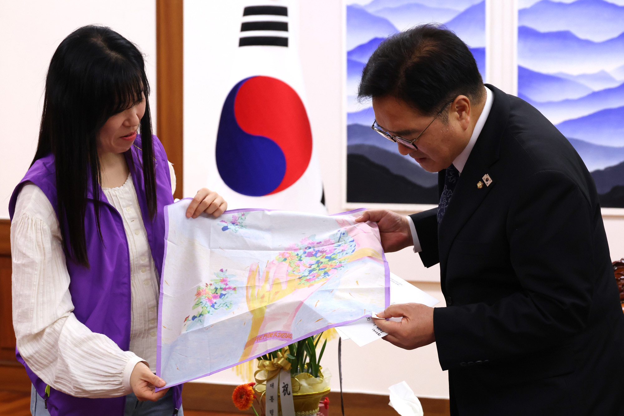 정치;국회;우원식 국회의장;이태원참사유가족