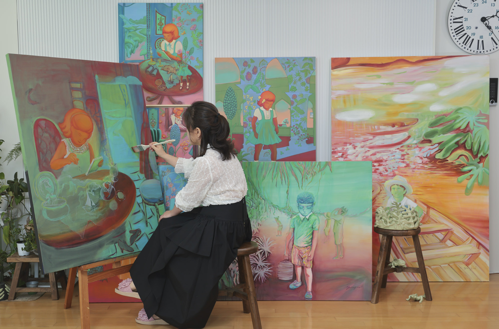 김양미;김양미작가;한국미술응원프로젝트;화가의방;그림;아티스트