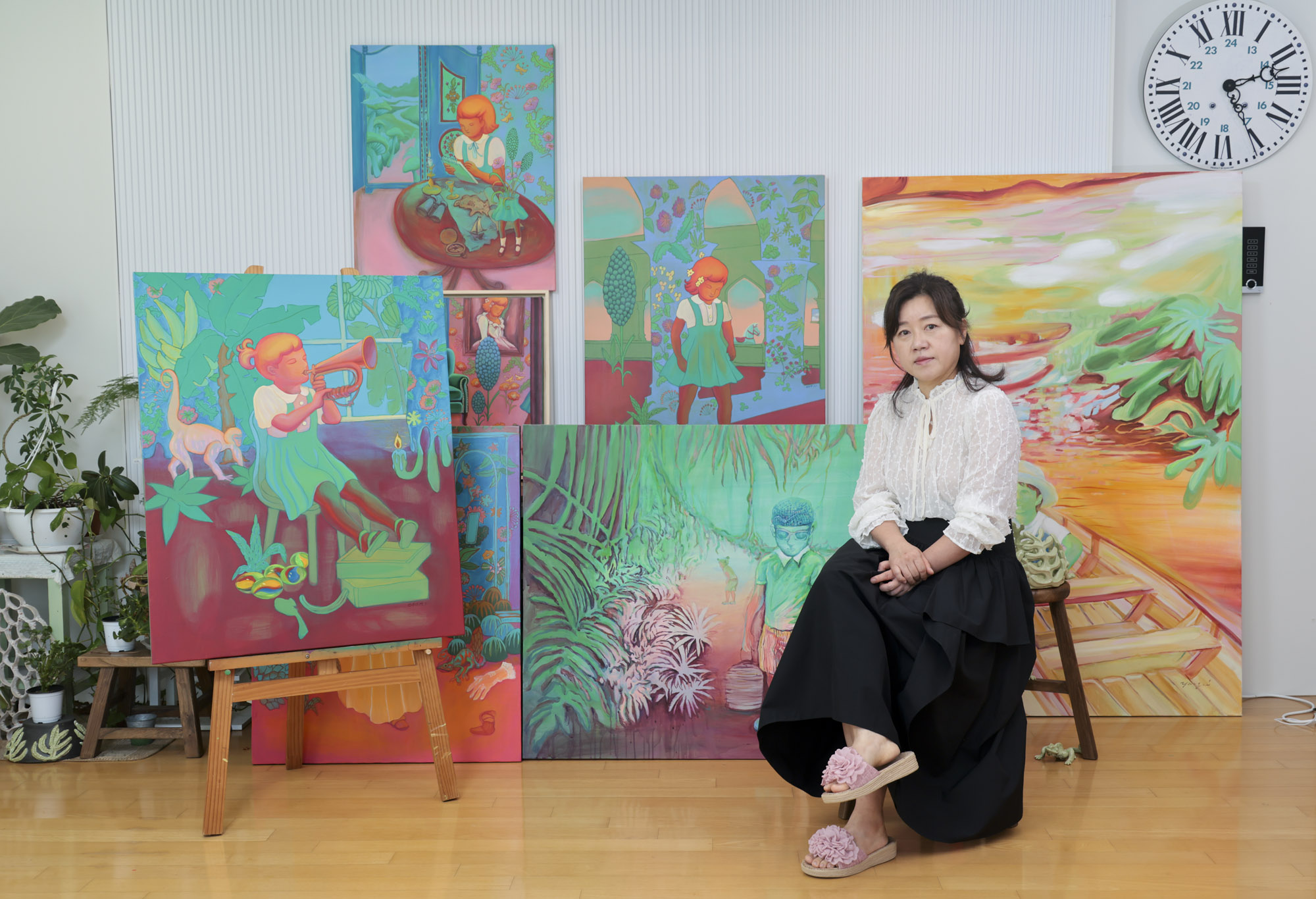 김양미;김양미작가;한국미술응원프로젝트;화가의방;그림;아티스트