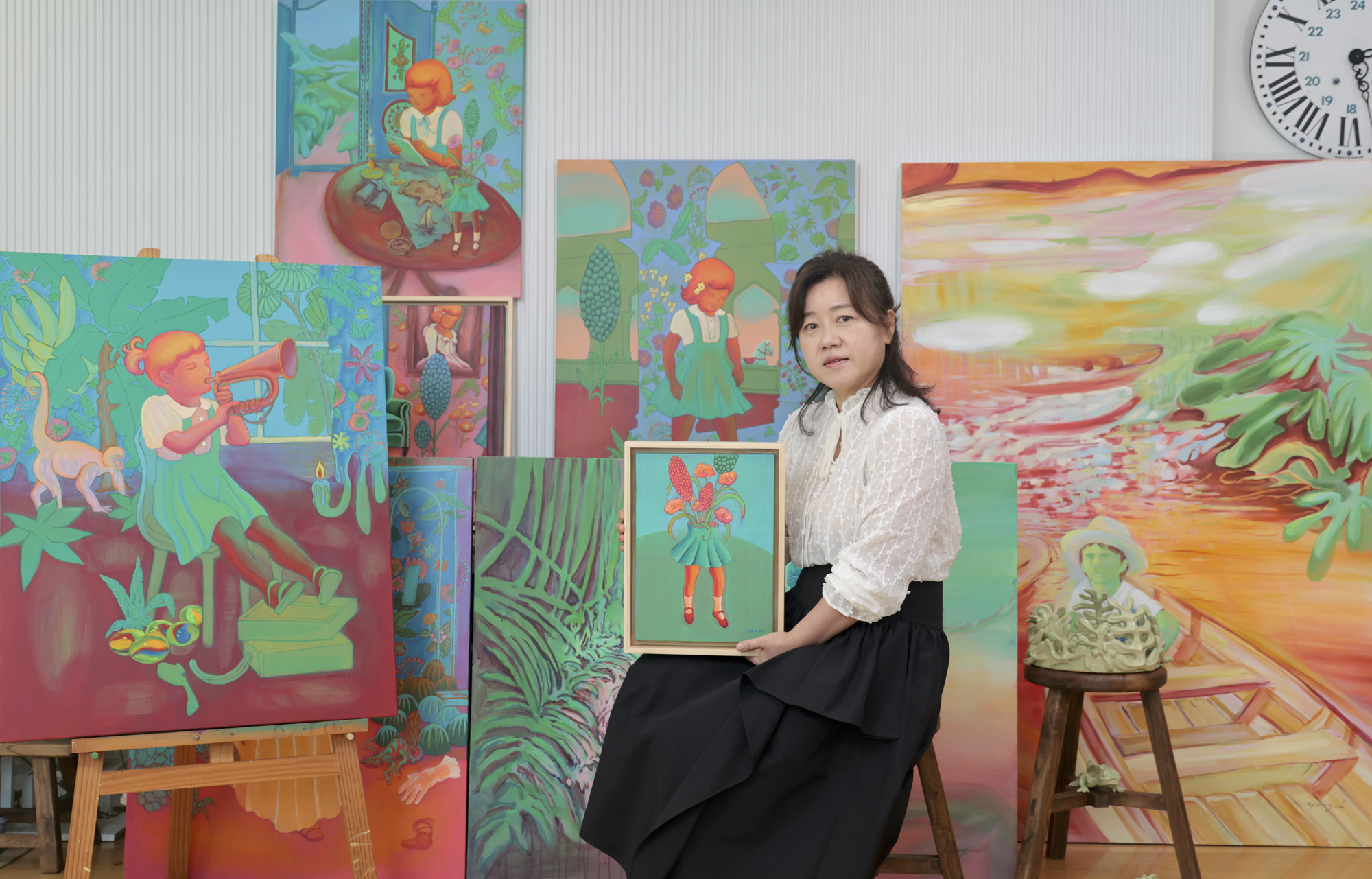 김양미;김양미작가;한국미술응원프로젝트;화가의방;그림;아티스트