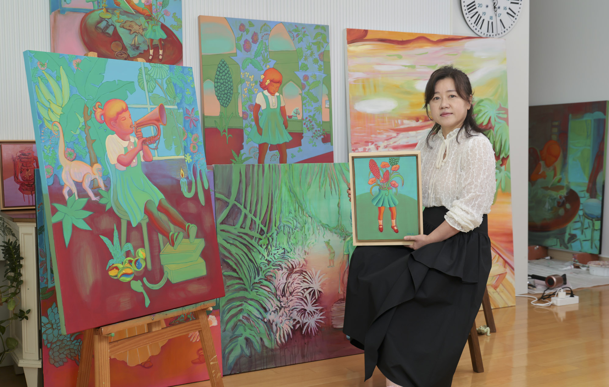 김양미;김양미작가;한국미술응원프로젝트;화가의방;그림;아티스트