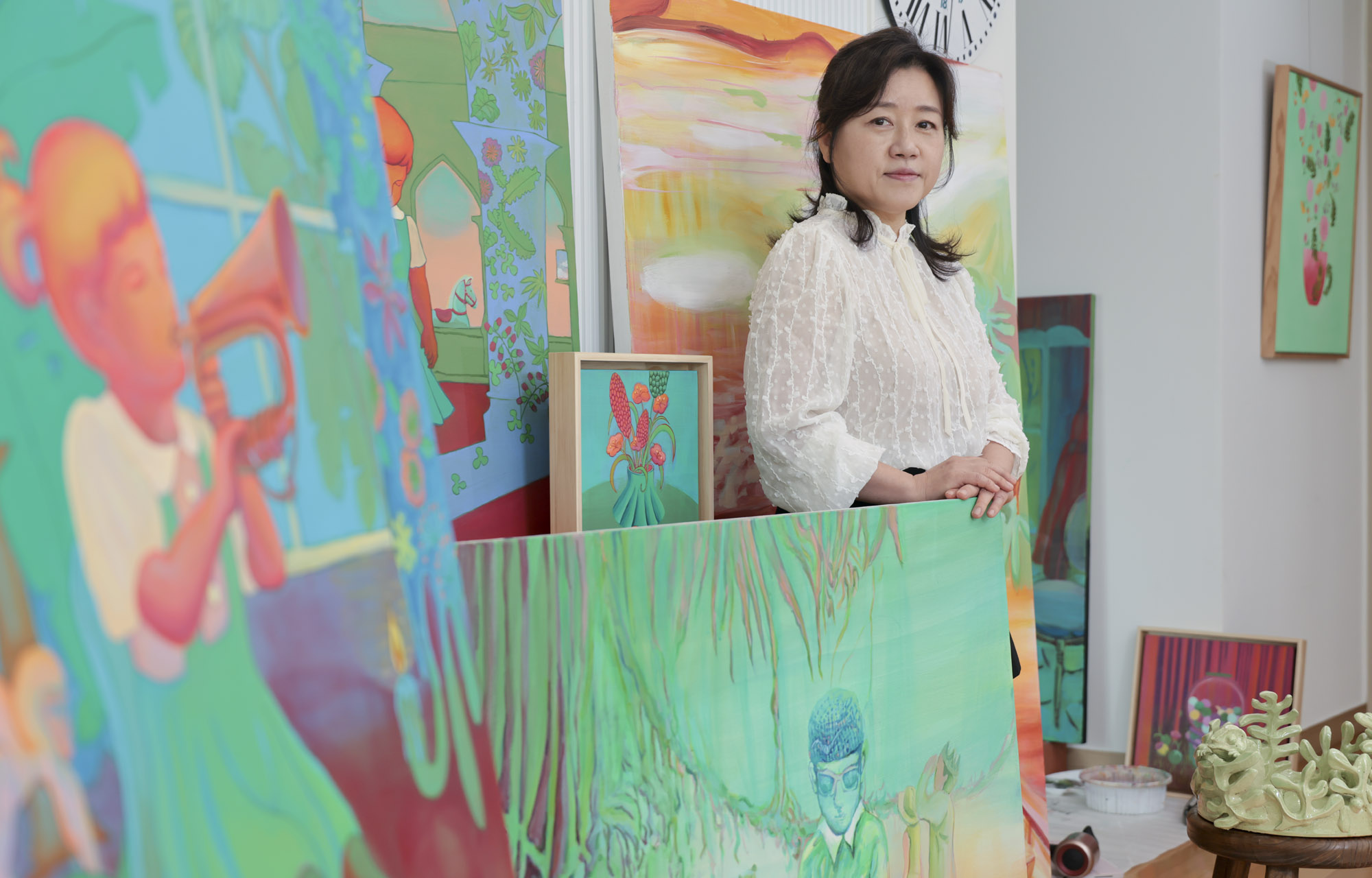 김양미;김양미작가;한국미술응원프로젝트;화가의방;그림;아티스트