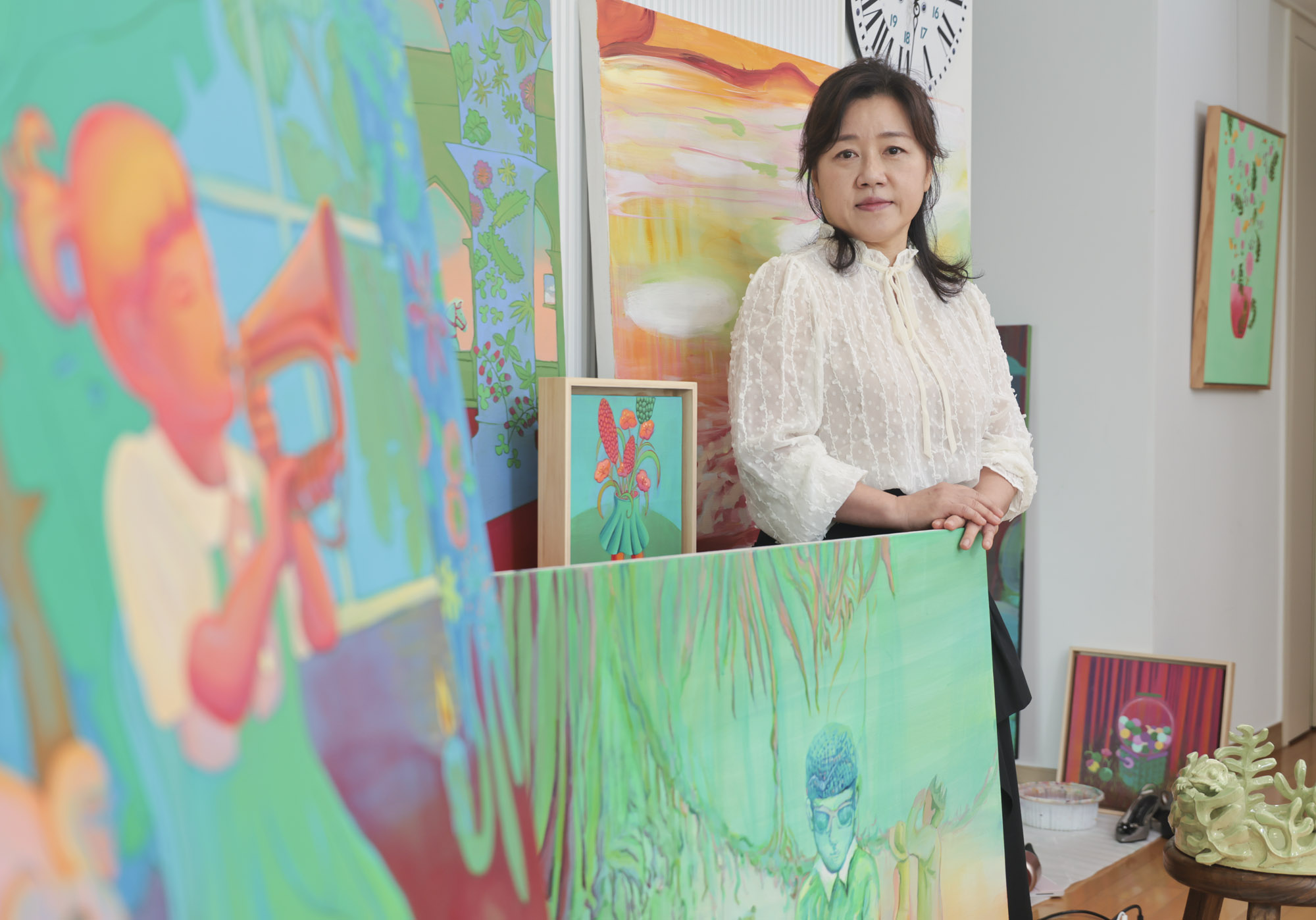 김양미;김양미작가;한국미술응원프로젝트;화가의방;그림;아티스트