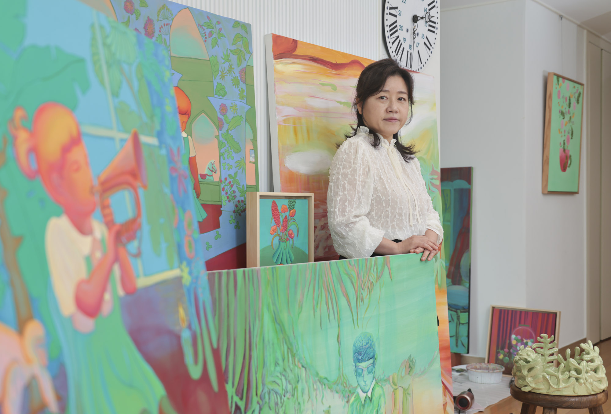 김양미;김양미작가;한국미술응원프로젝트;화가의방;그림;아티스트