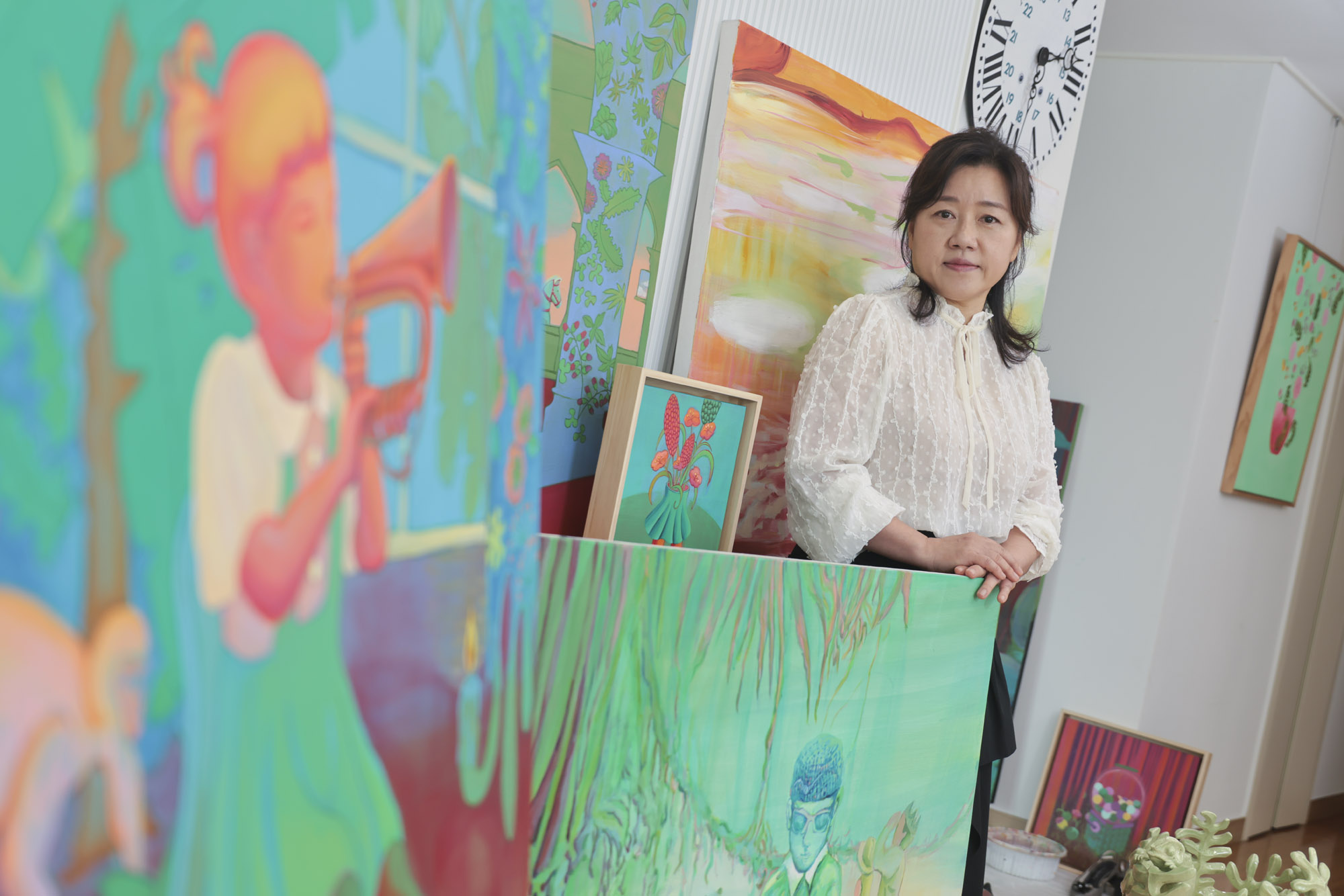 김양미;김양미작가;한국미술응원프로젝트;화가의방;그림;아티스트