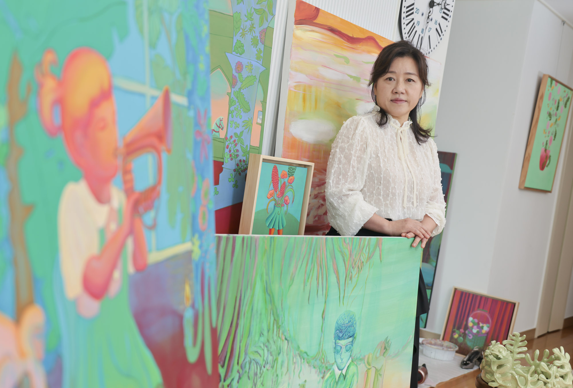 김양미;김양미작가;한국미술응원프로젝트;화가의방;그림;아티스트