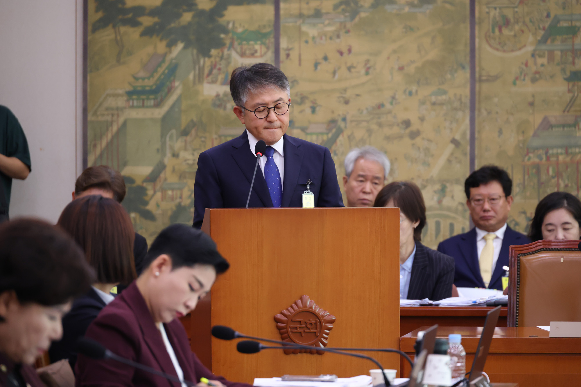 정치;국회;국정감사;국감;이재필 김건희종묘차담회