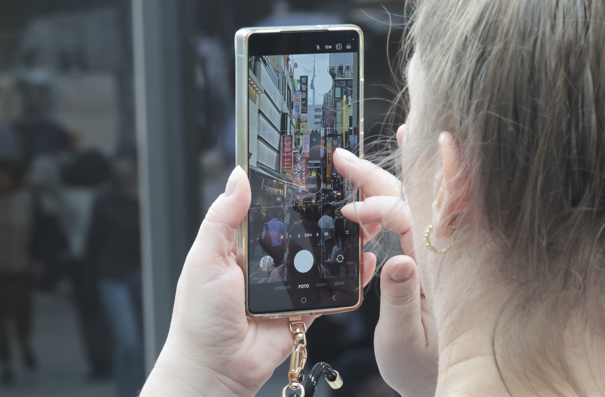 중국인;외국인;명동;관광;서울관광