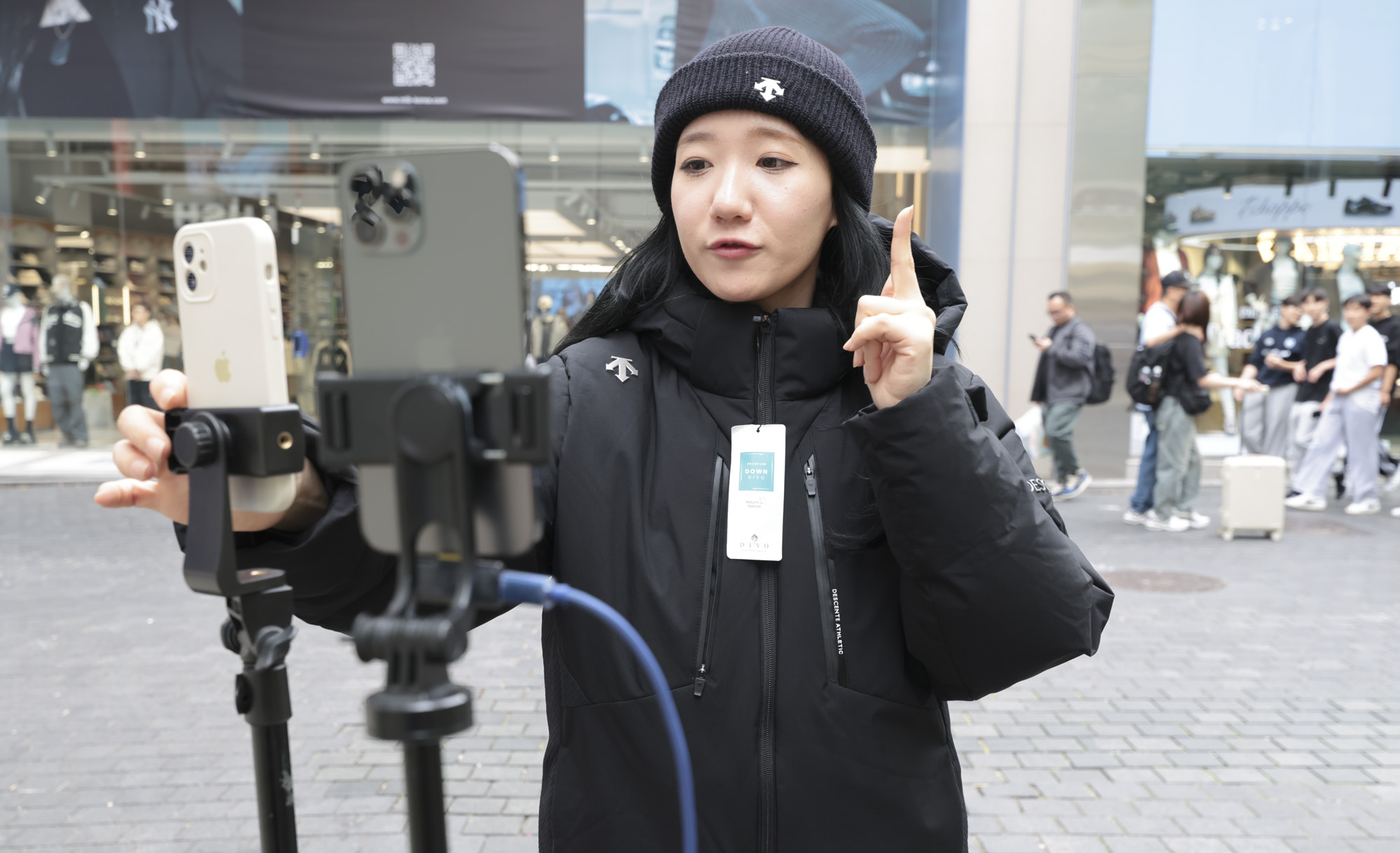 중국인;외국인;명동;관광;서울관광