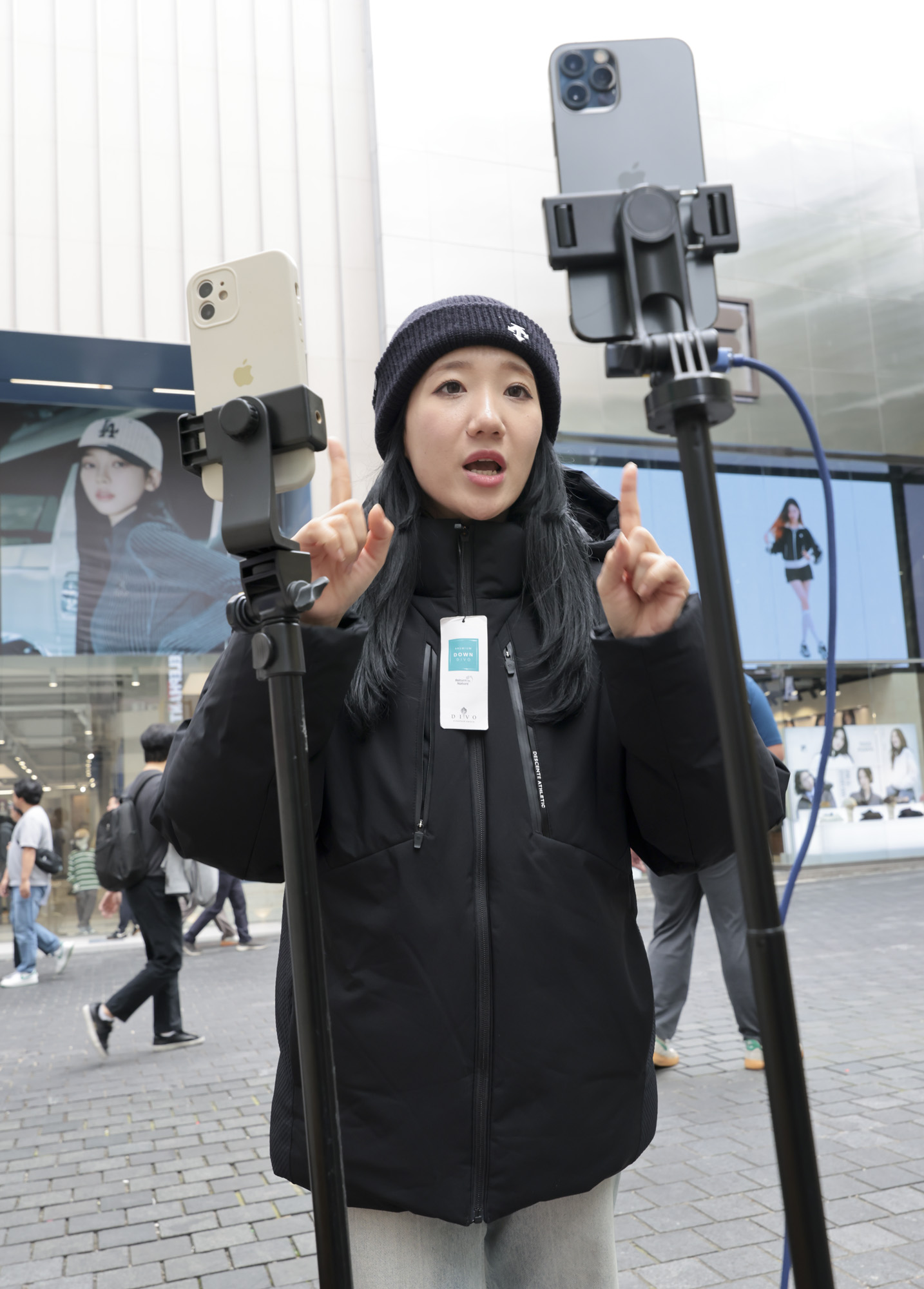 중국인;외국인;명동;관광;서울관광