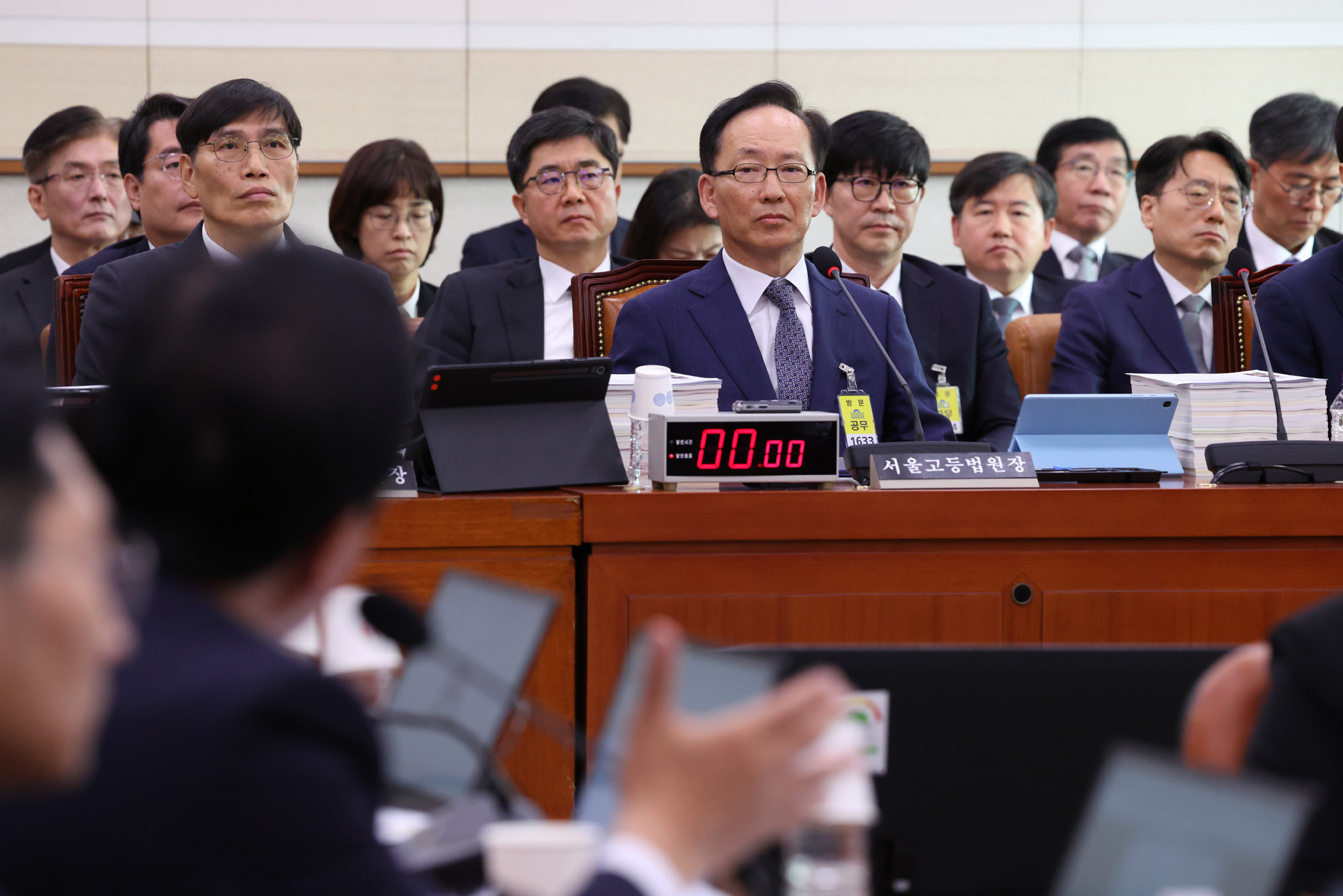 정치;국회;국정감사;국감;김대웅 서울고등법원장