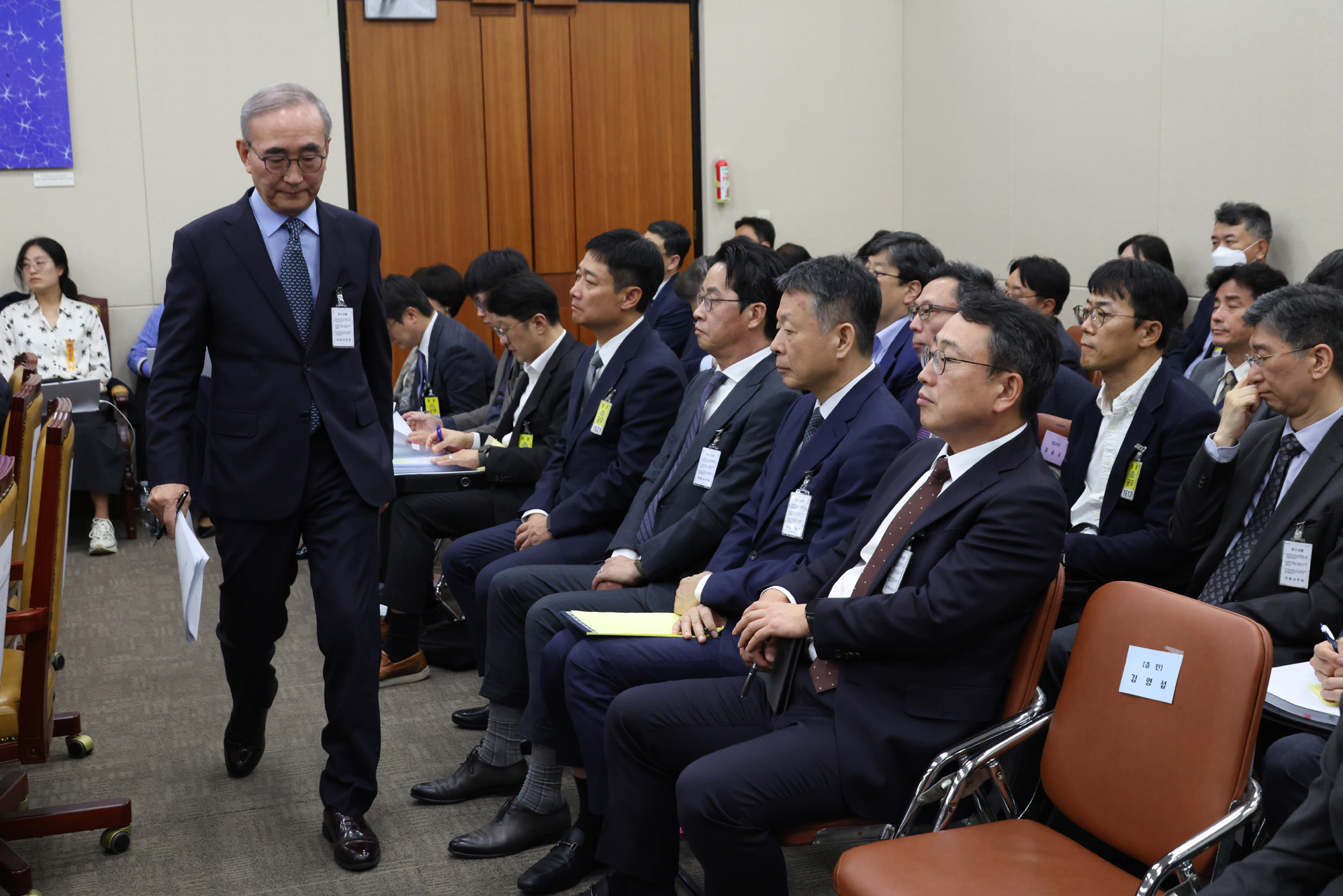정치;국회;과학기술정보방송통신위원회 국정감사;홍범식 LG유플러스 대표;유영상 SK텔레콤 대표;김영섭 KT 대표