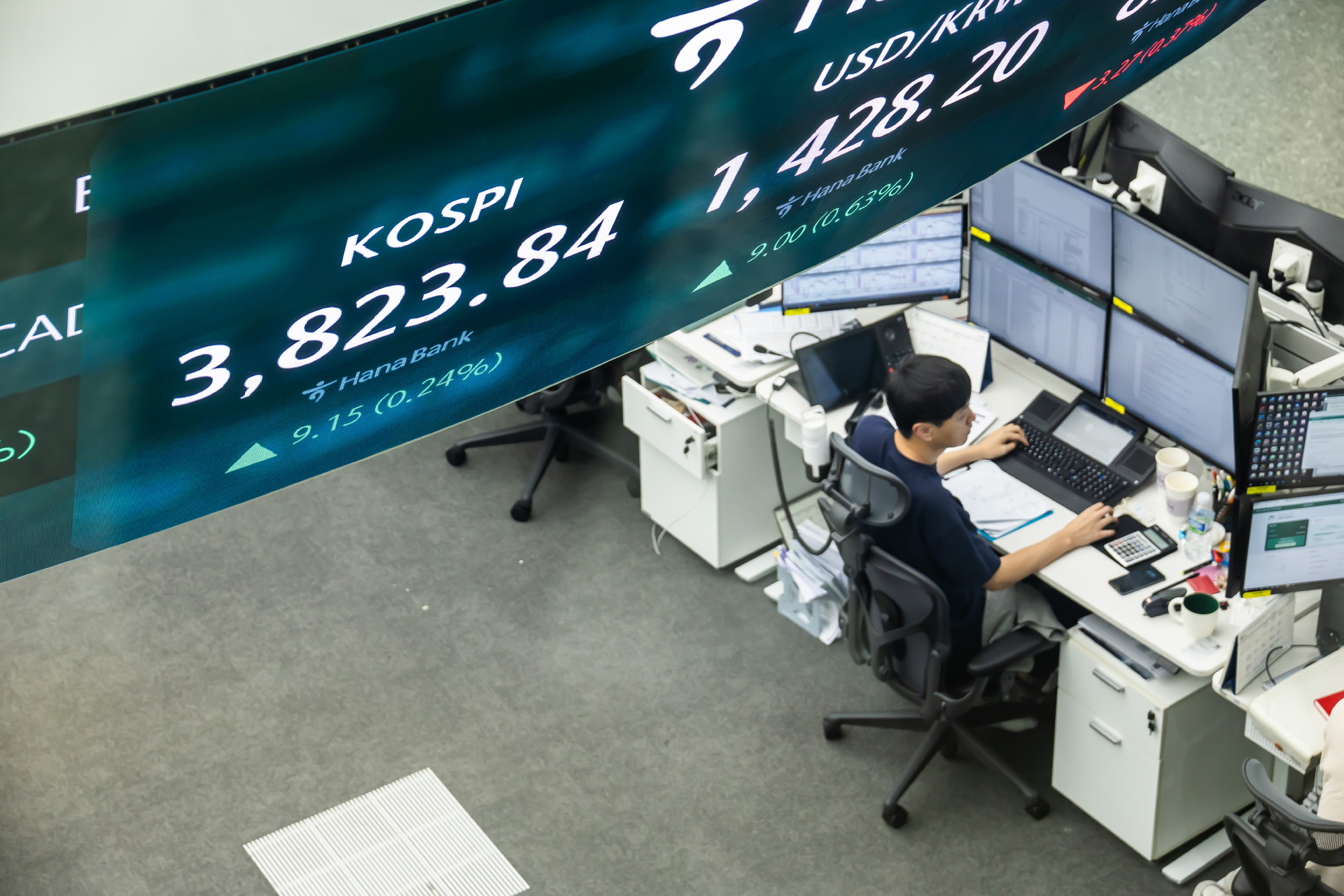 경제;금융;주식;주가;코스피;코스피종가;코스피최고치;코스피신고가;하나은행딜링룸;국장;코스피3800선돌파