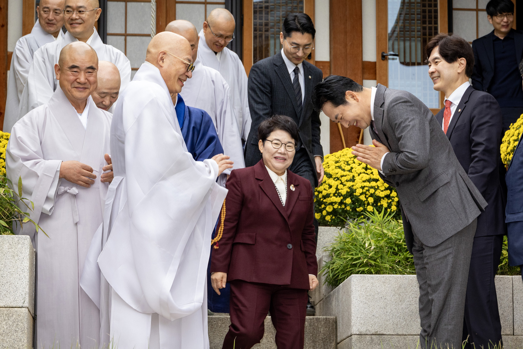 정치;국회;장동혁;봉은사진우스님예방;장동혁합장