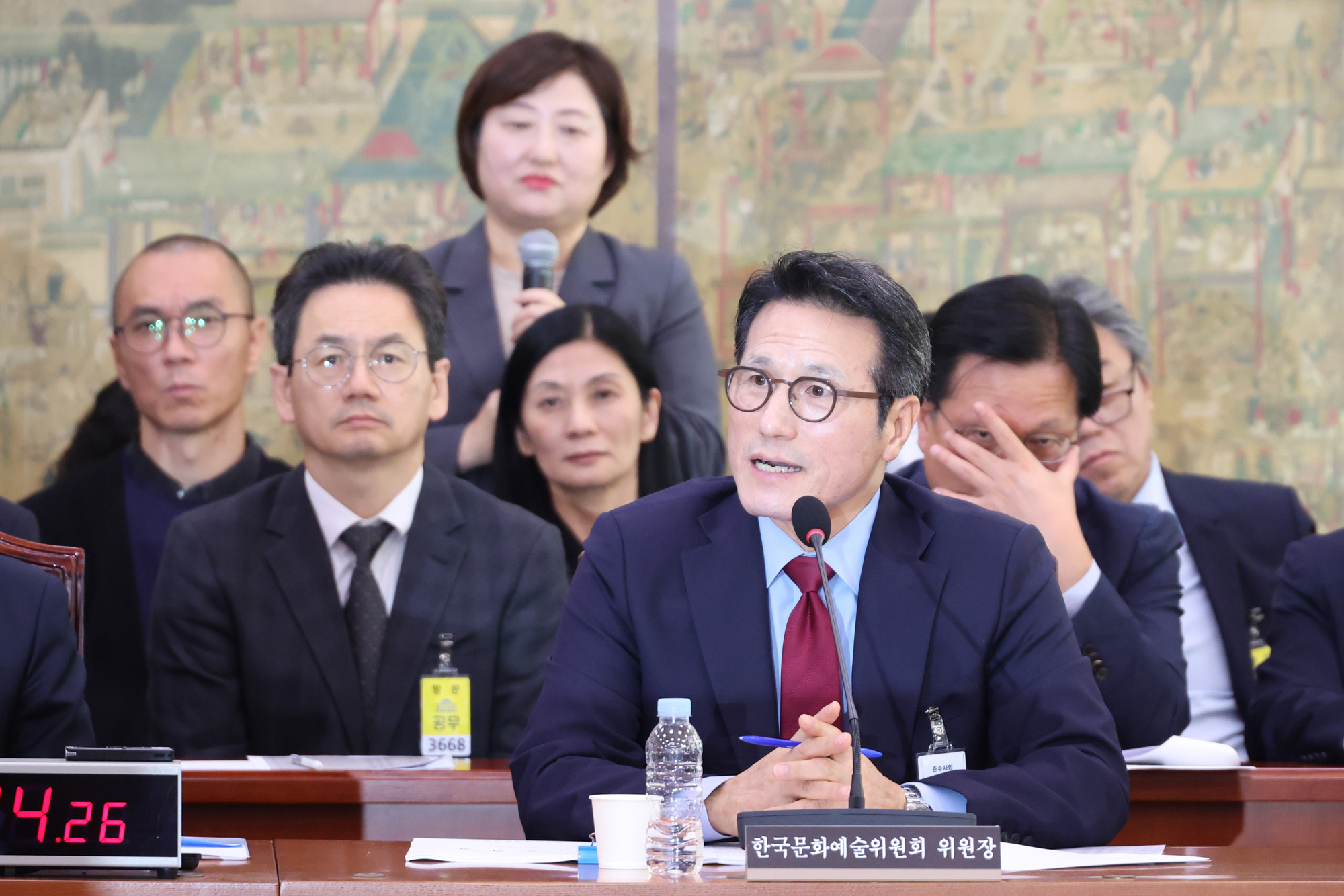 정치;국회;국정감사;국감;문화체육관광위원회;정병국 한국문화예술위원회 위원장