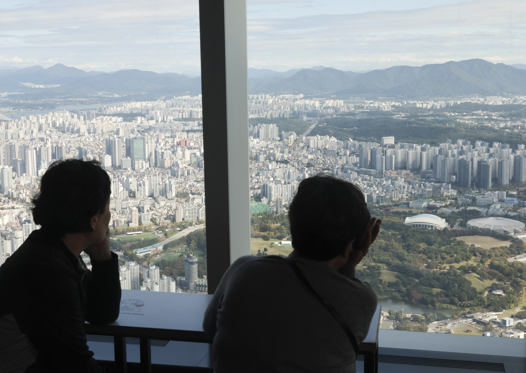 아파트;서울시내;아파트전경;아파트단지;롯데타워전망대;서울스카이