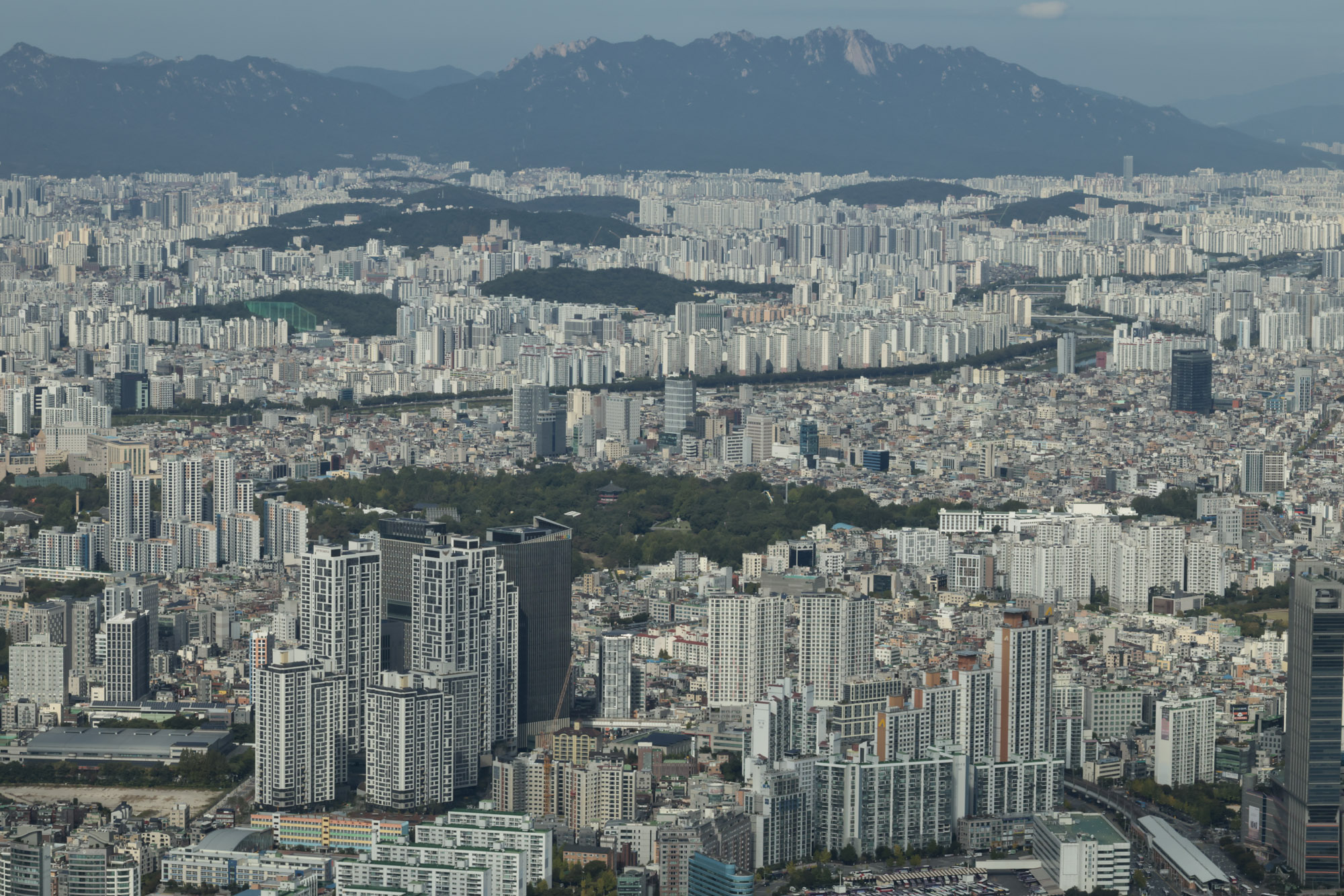 아파트;서울시내;아파트전경;아파트단지;롯데타워전망대;서울스카이