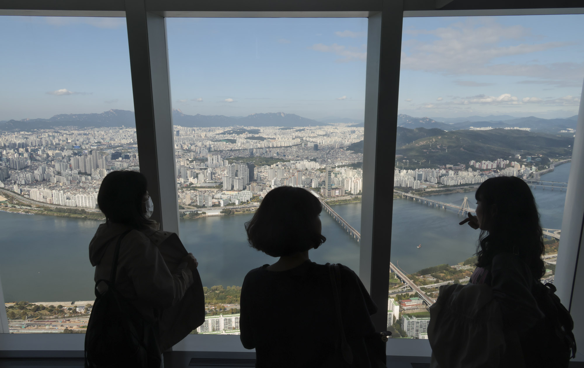 아파트;서울시내;아파트전경;아파트단지;롯데타워전망대;서울스카이