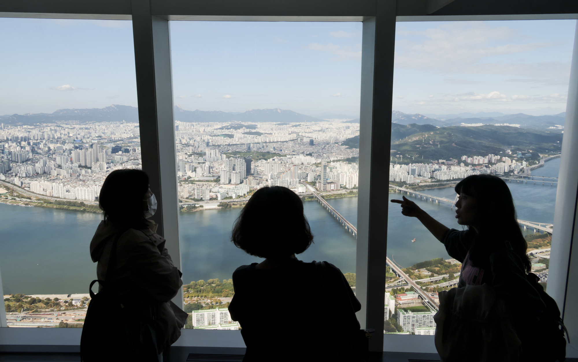 아파트;서울시내;아파트전경;아파트단지;롯데타워전망대;서울스카이
