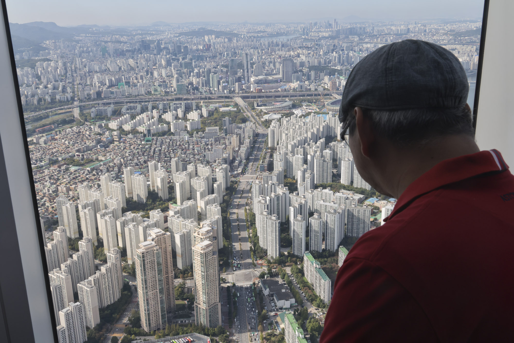 아파트;서울시내;아파트전경;아파트단지;롯데타워전망대;서울스카이