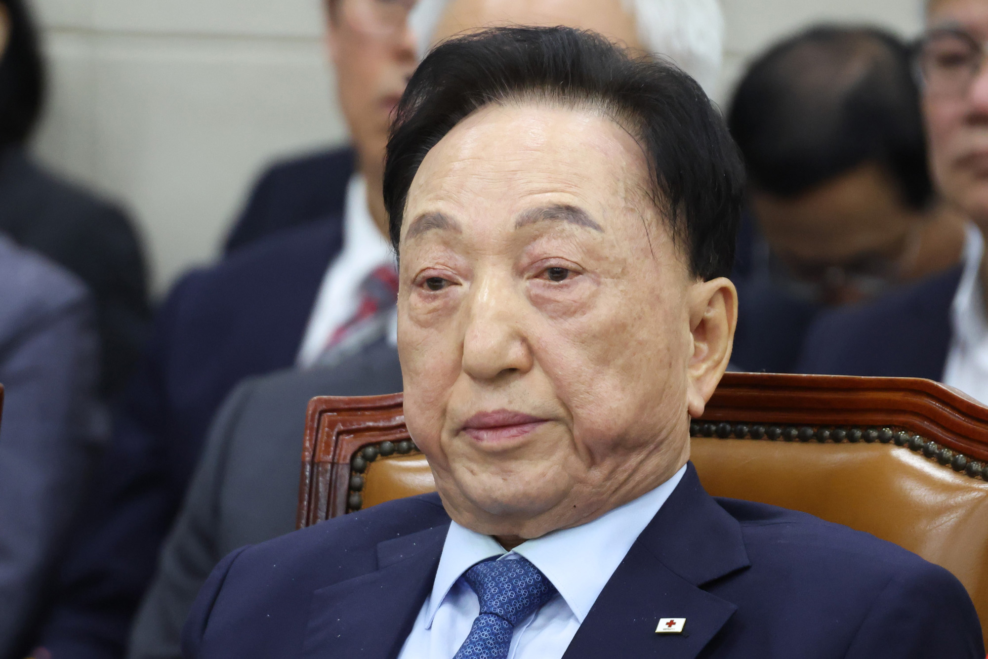 정치;국회;국정감사;국감;대한적십자사 김철수;신천지표창장